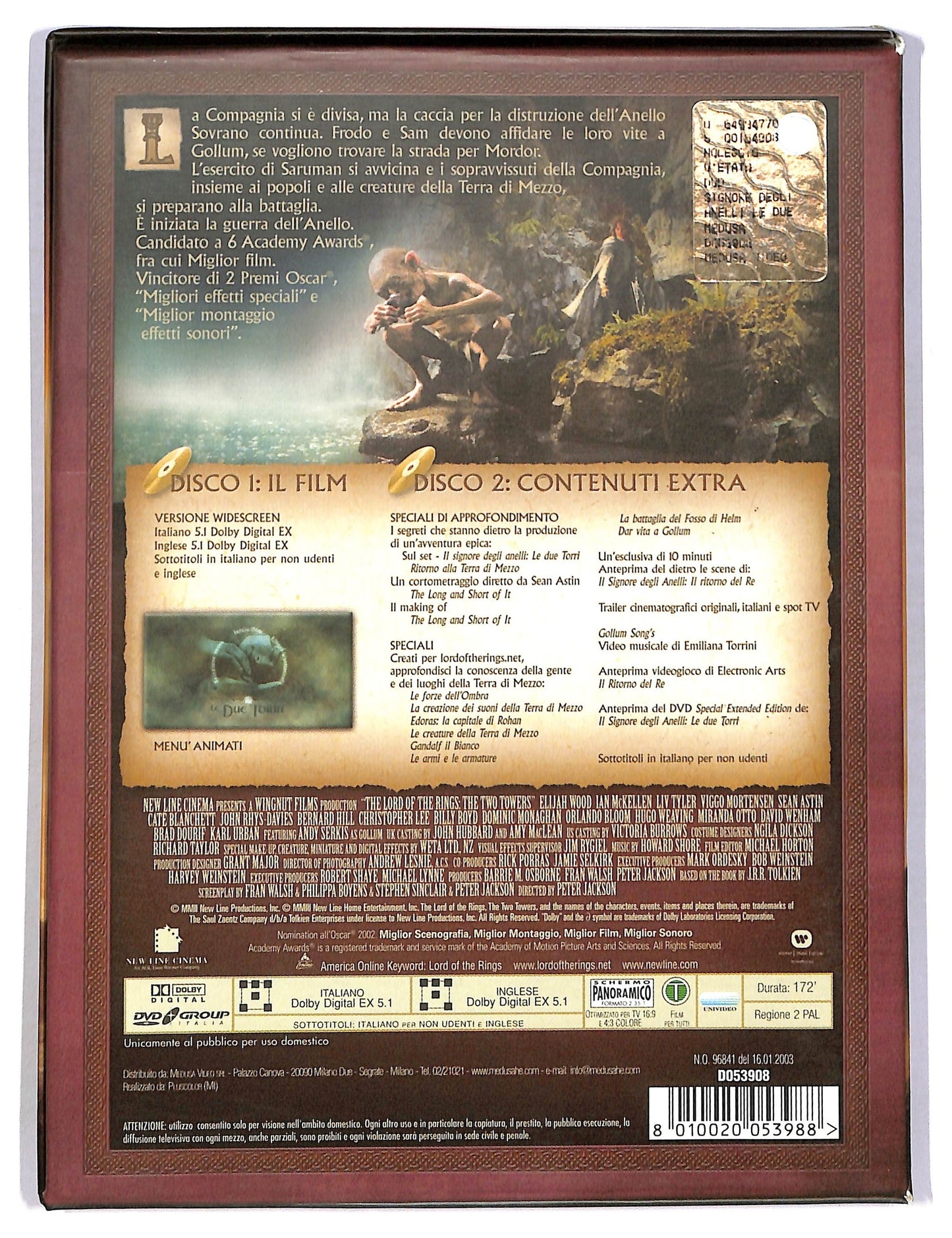EBOND Il Signore Degli Anelli Le Due Torri DVD D783715