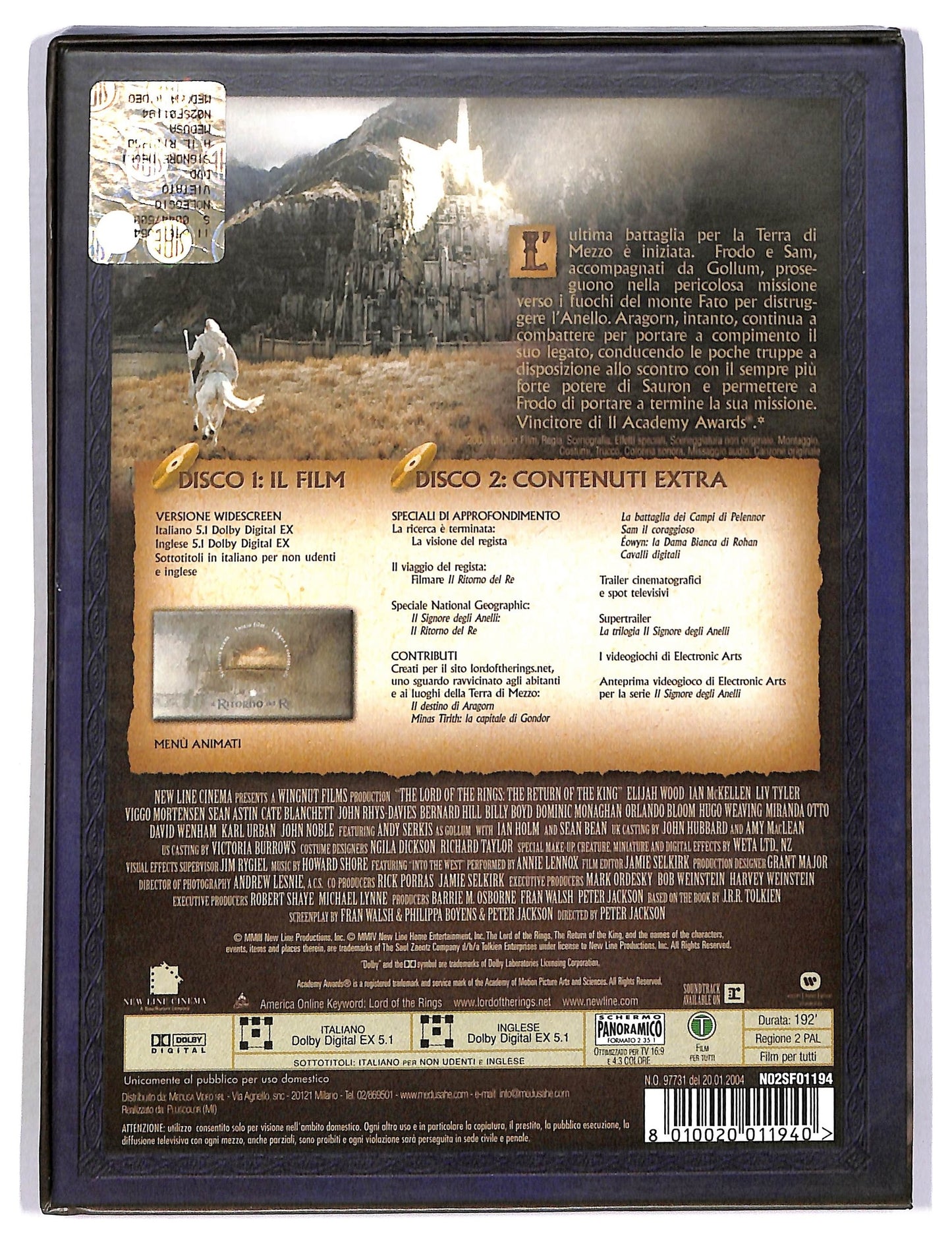 EBOND Il Signore degli Anelli -  Il Ritorno del Re  DVD D783746