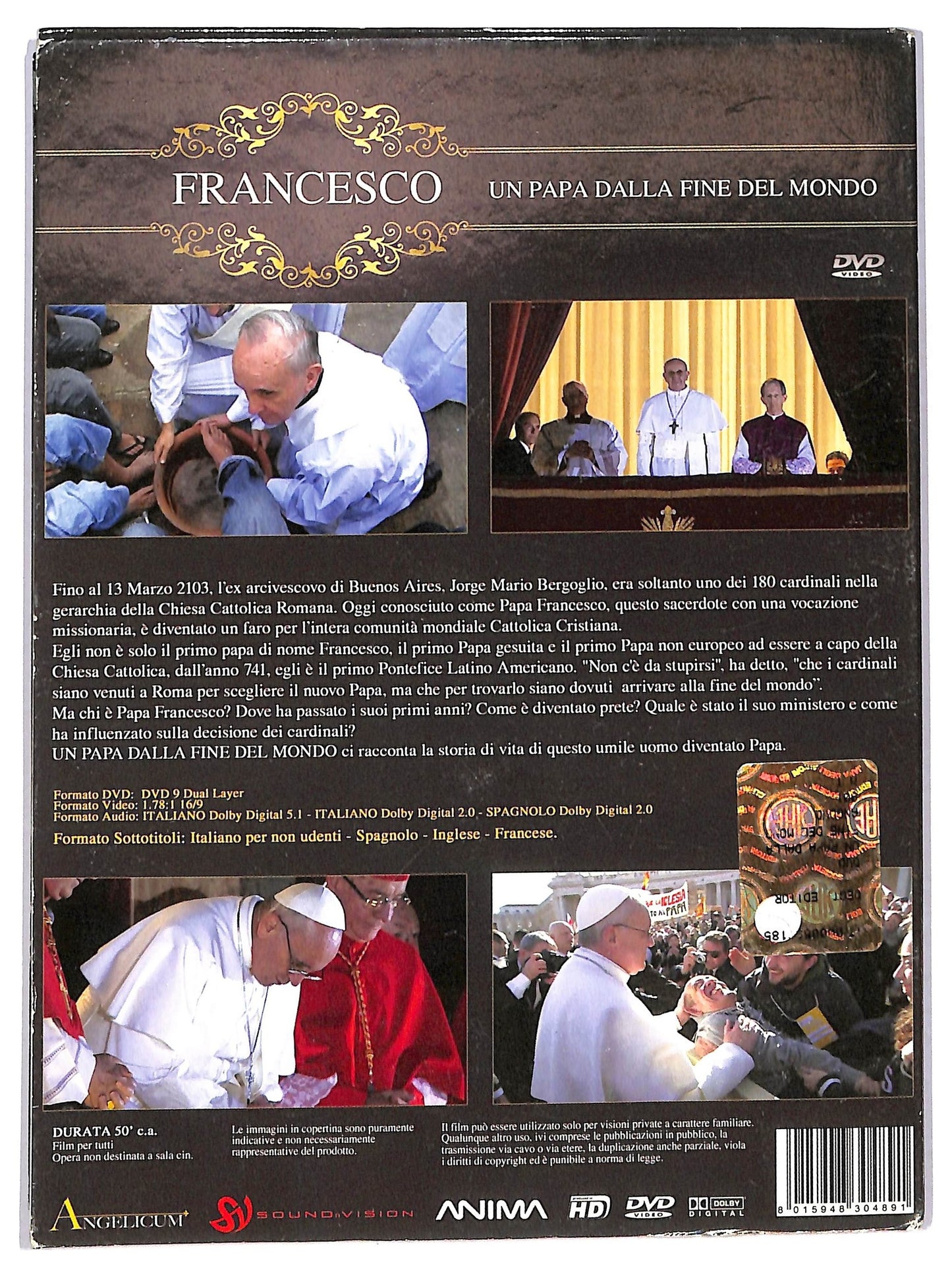 EBOND Francesco - Un Papa Dalla Fine Del Mondo DVD D783829