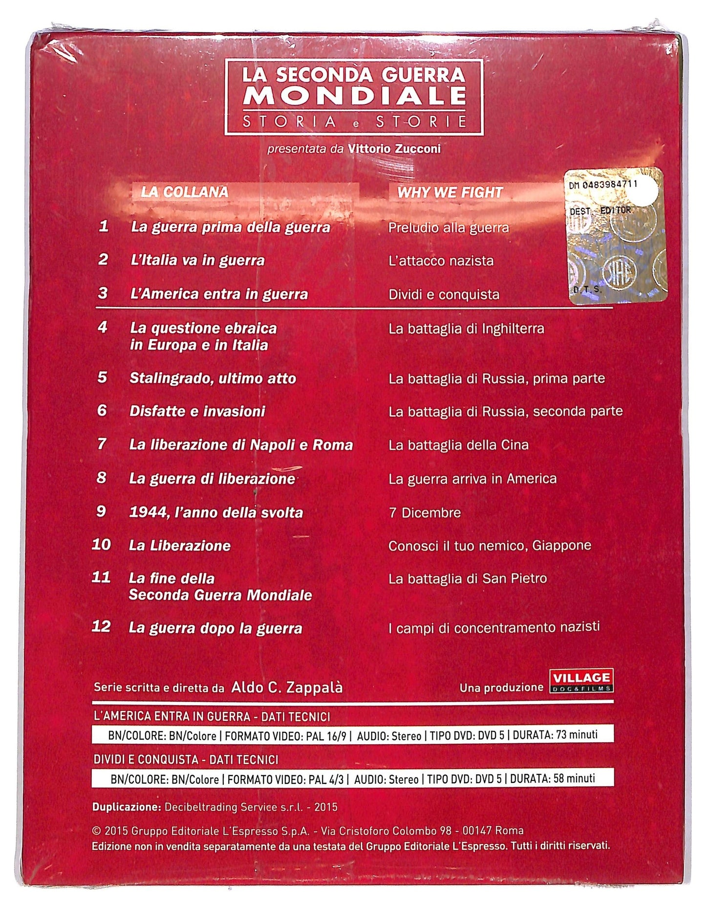 EBOND La seconda guerra mondiale volume 3 - l'america entra in guerra EDITORIALE DVD D783847