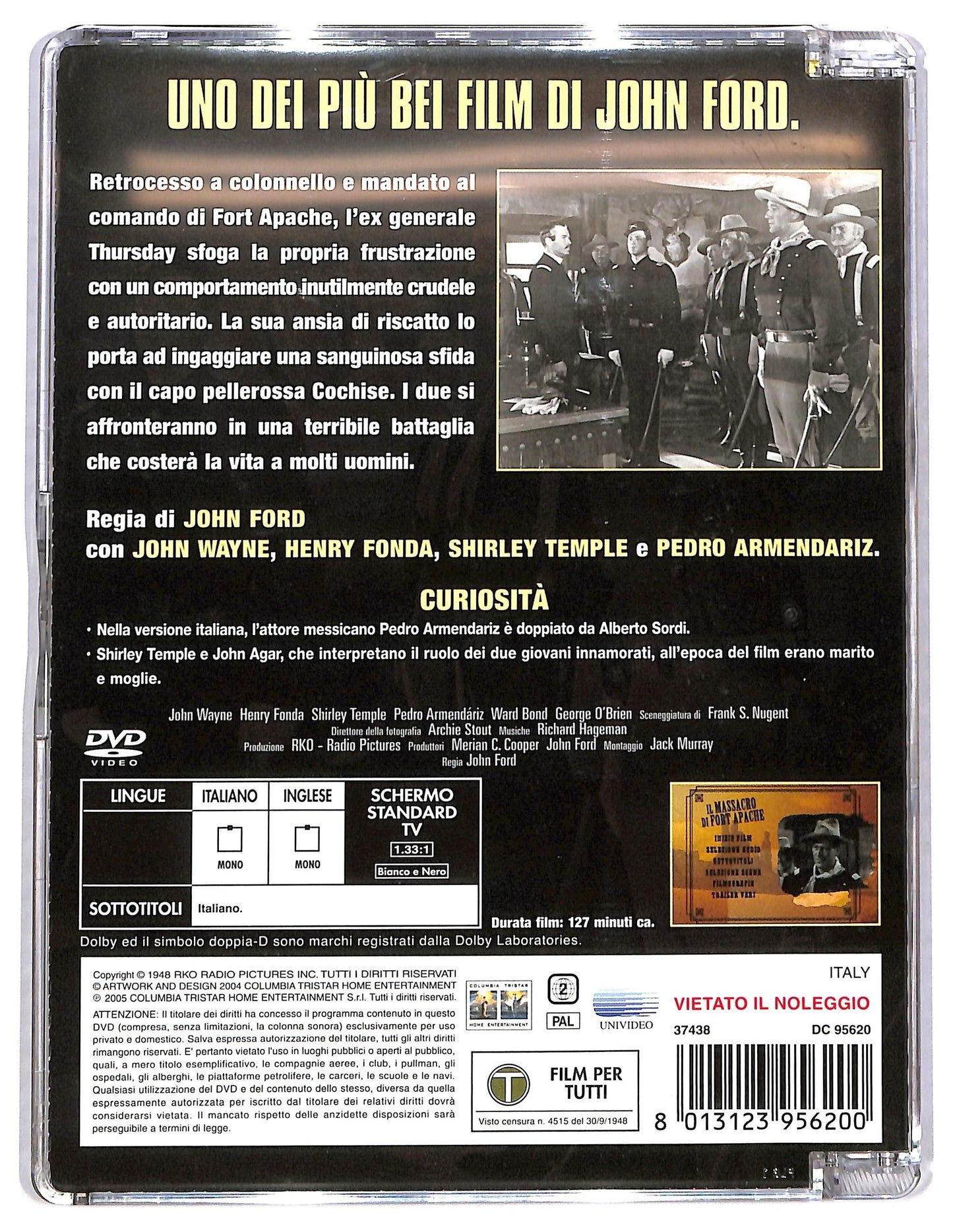 EBOND il massacro di fort apache SJB DVD D783945
