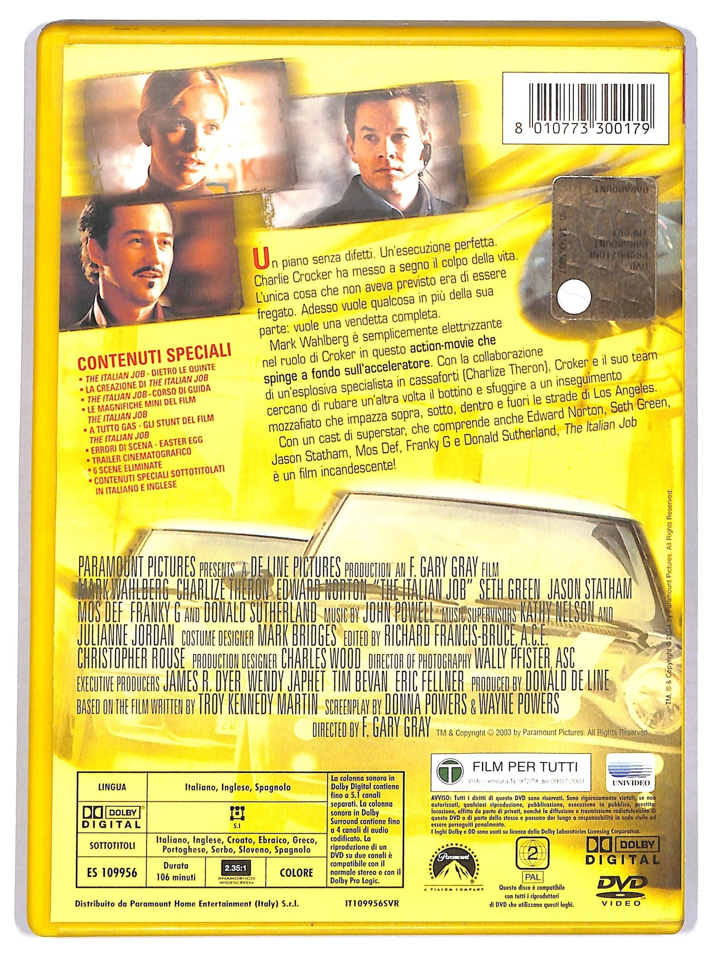 EBOND the italian job DVD D784060