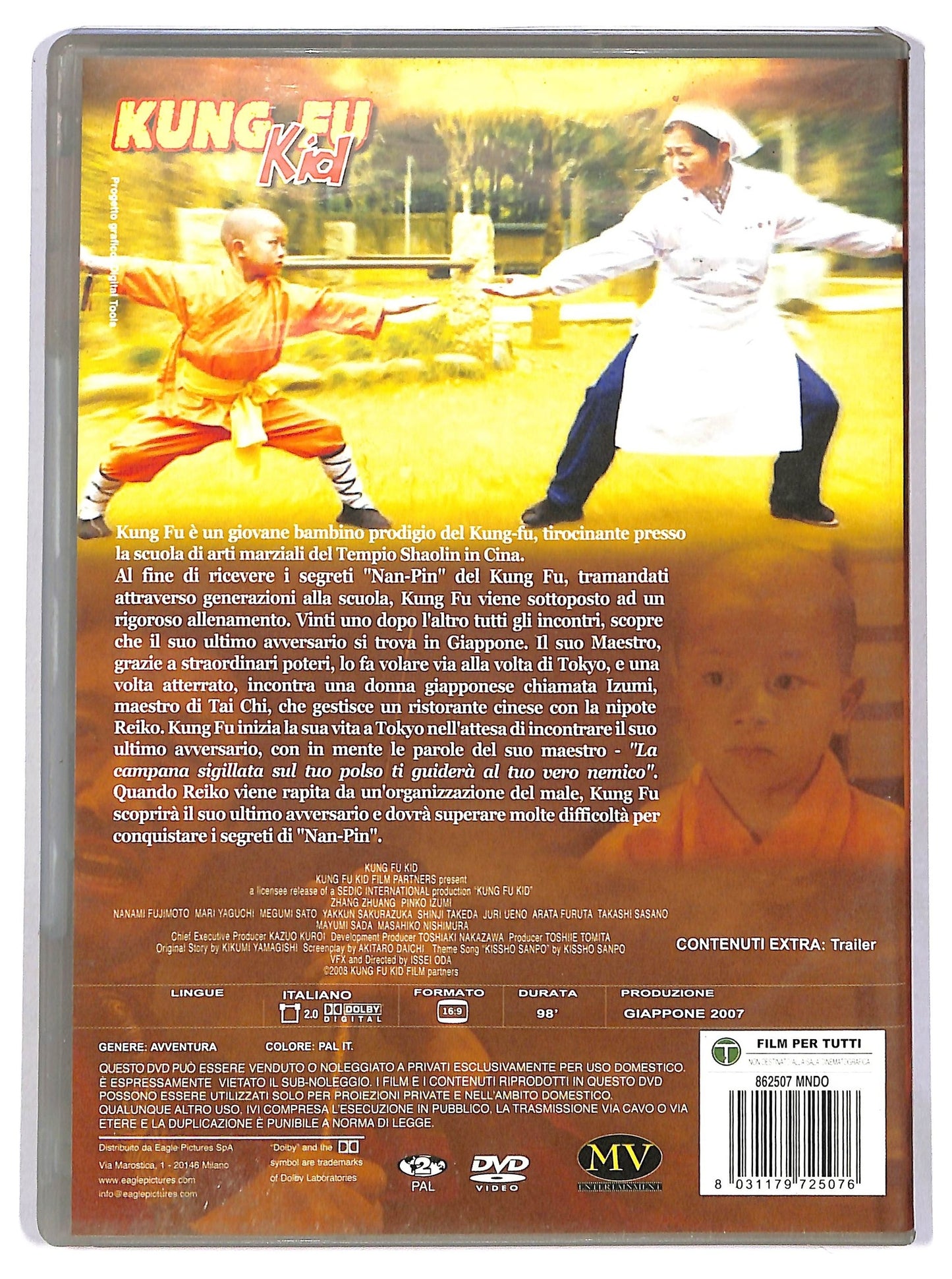 EBOND Kung-Fu kid DVD NOLEGGIO D784062