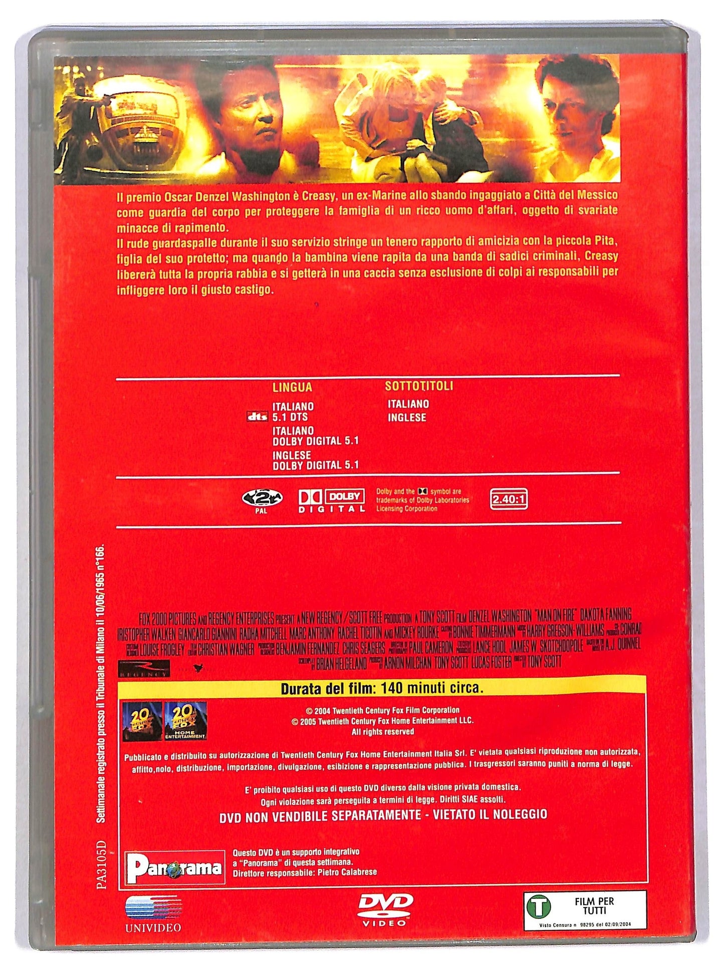 EBOND Man of fire - Il fuoco della vendetta DVD D784119