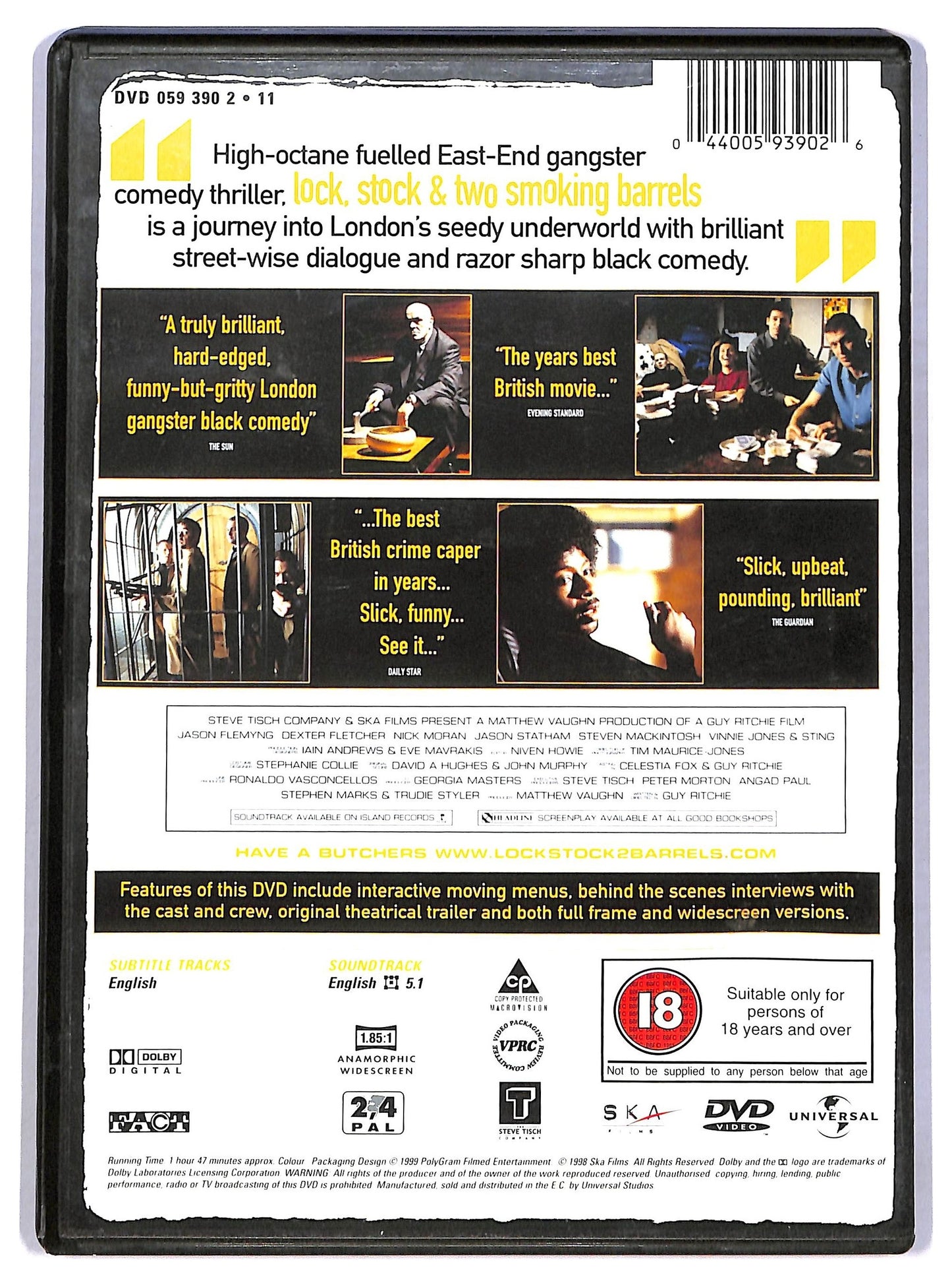 EBOND Lock stock e two smoking barrels - NO ITA DVD D784265