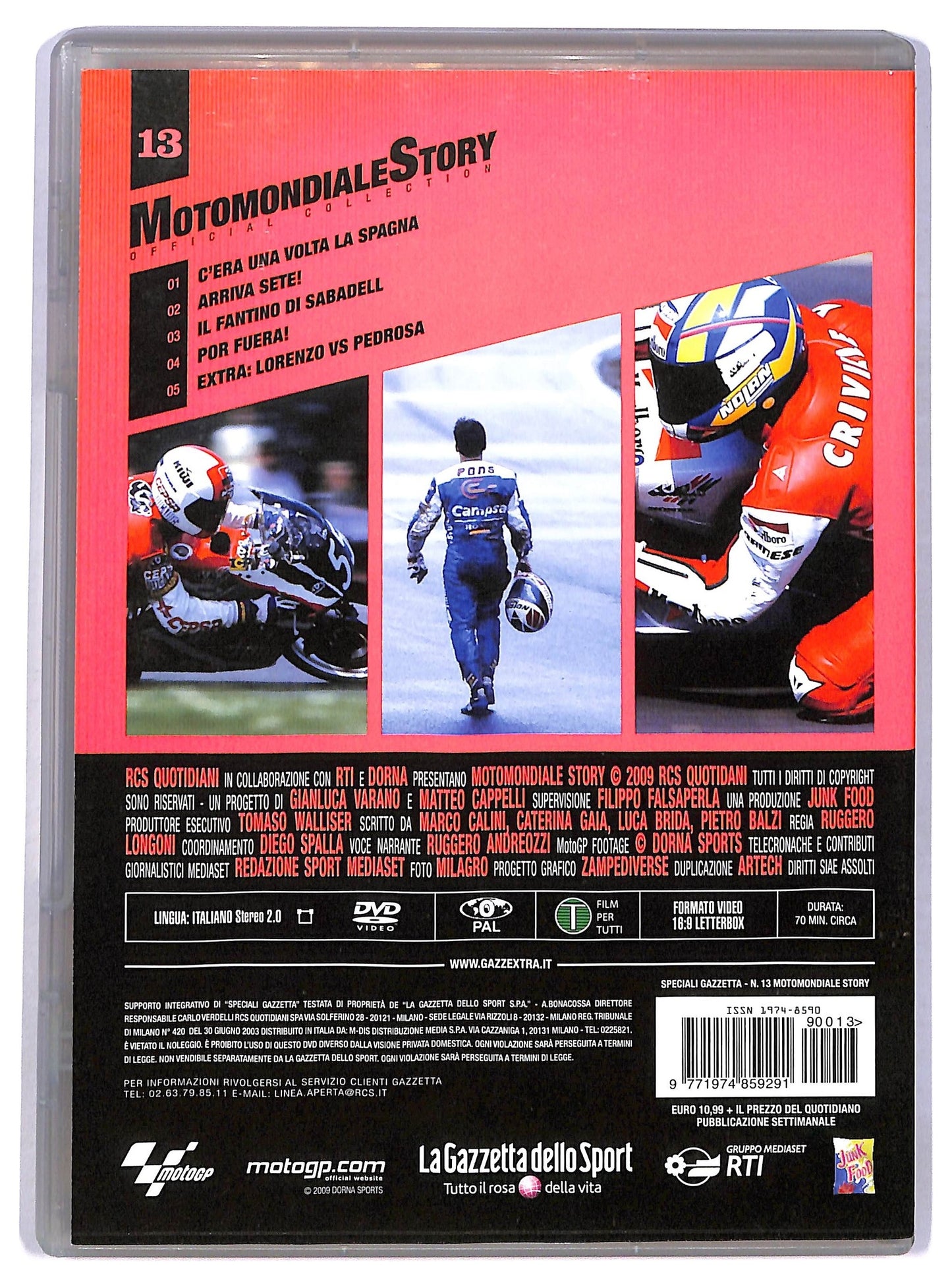 EBOND Lorenzo e i grandi di Spagna - Motomondiale story vol 13 EDITORIALE DVD D784319