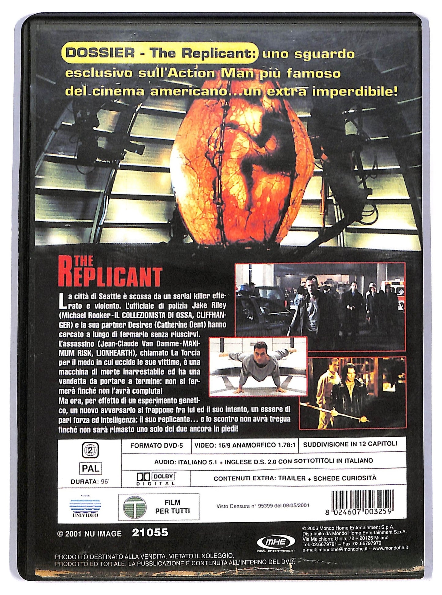 EBOND The Replicant  EDITORIALE DVD D784401