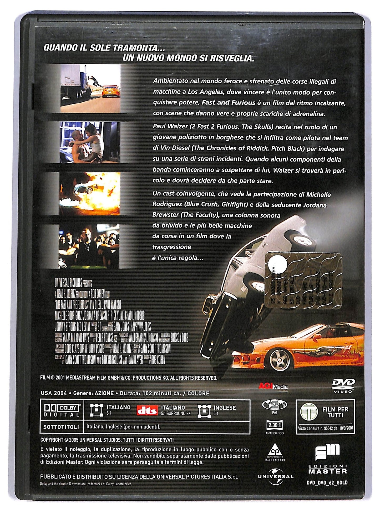 EBOND Fast and Furious EDITORIALE DVD D784436