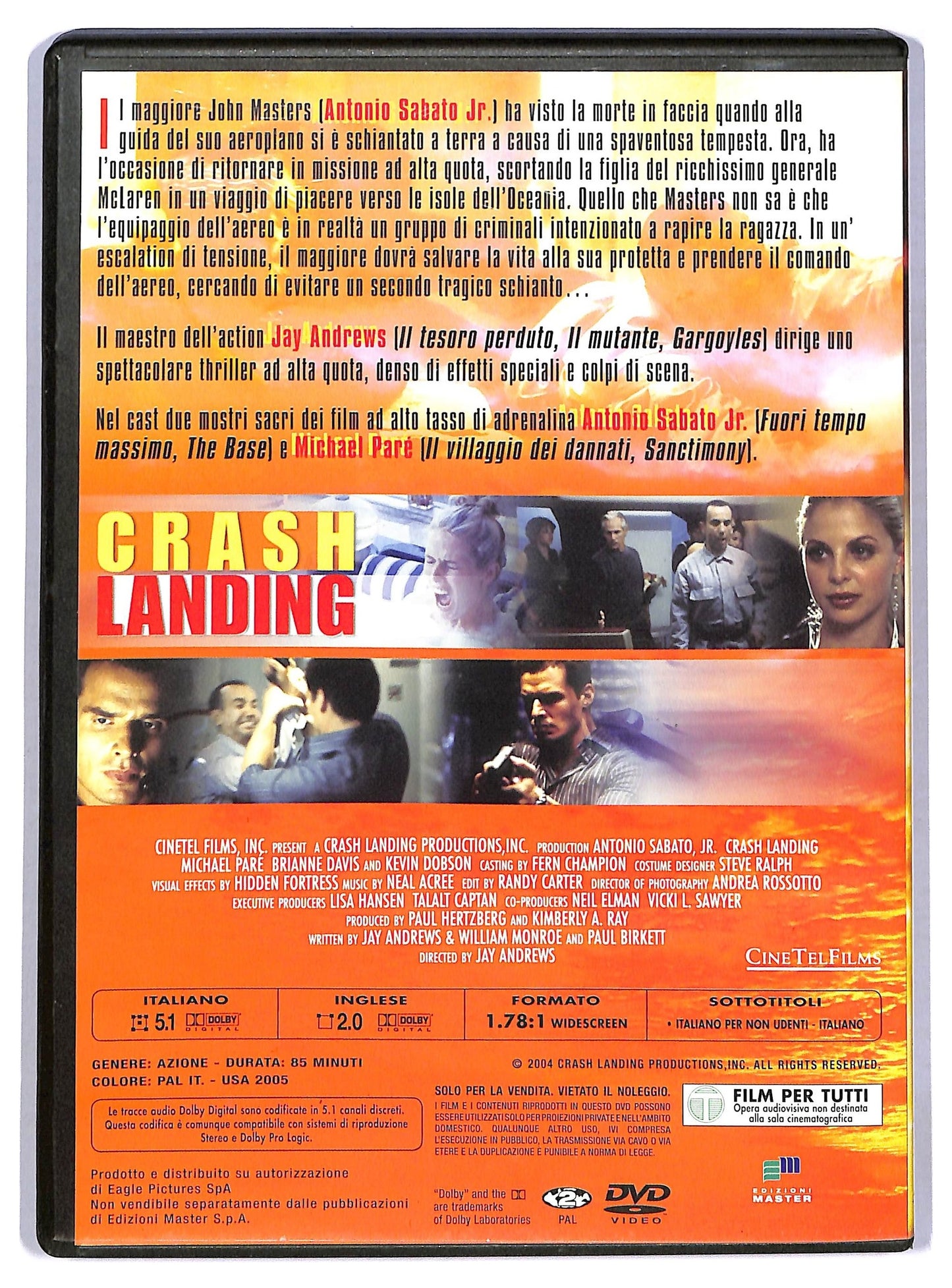 EBOND Crash Landing EDITORIALE DVD D784548