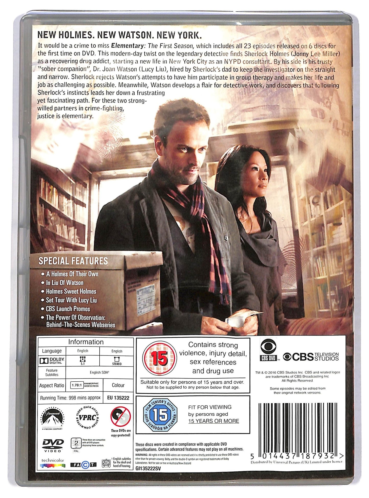 EBOND Elementary - the first season EDIZIONE UK DVD D784727