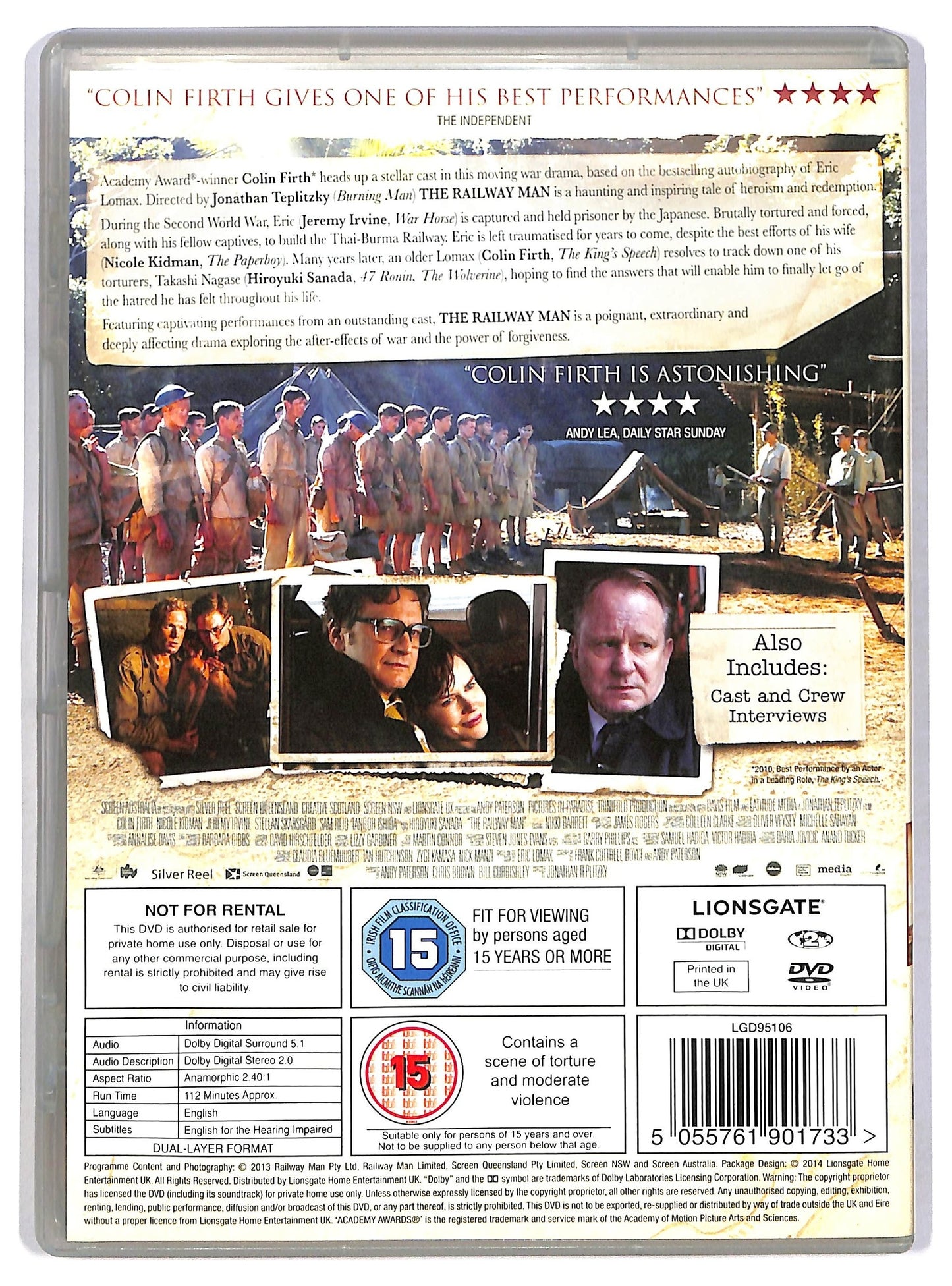 EBOND The Railway Man - edizione UK DVD D784750