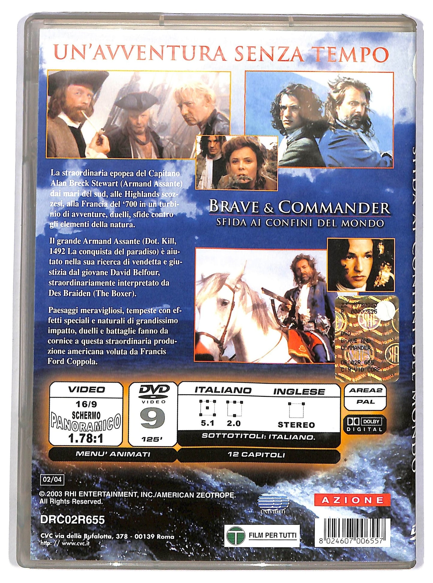 EBOND Brave & commander - sfida ai confini del mare DVD D784809