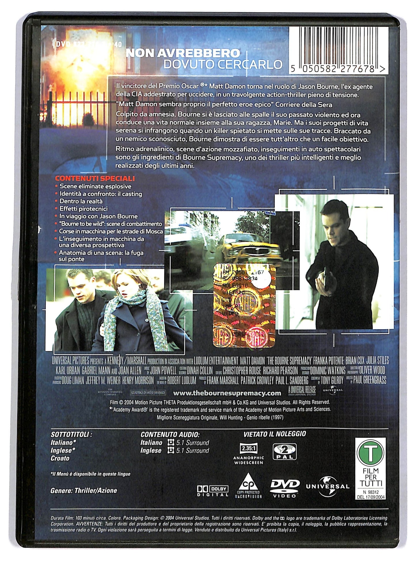 EBOND The bourne supremacy DVD NOLEGGIO D784902