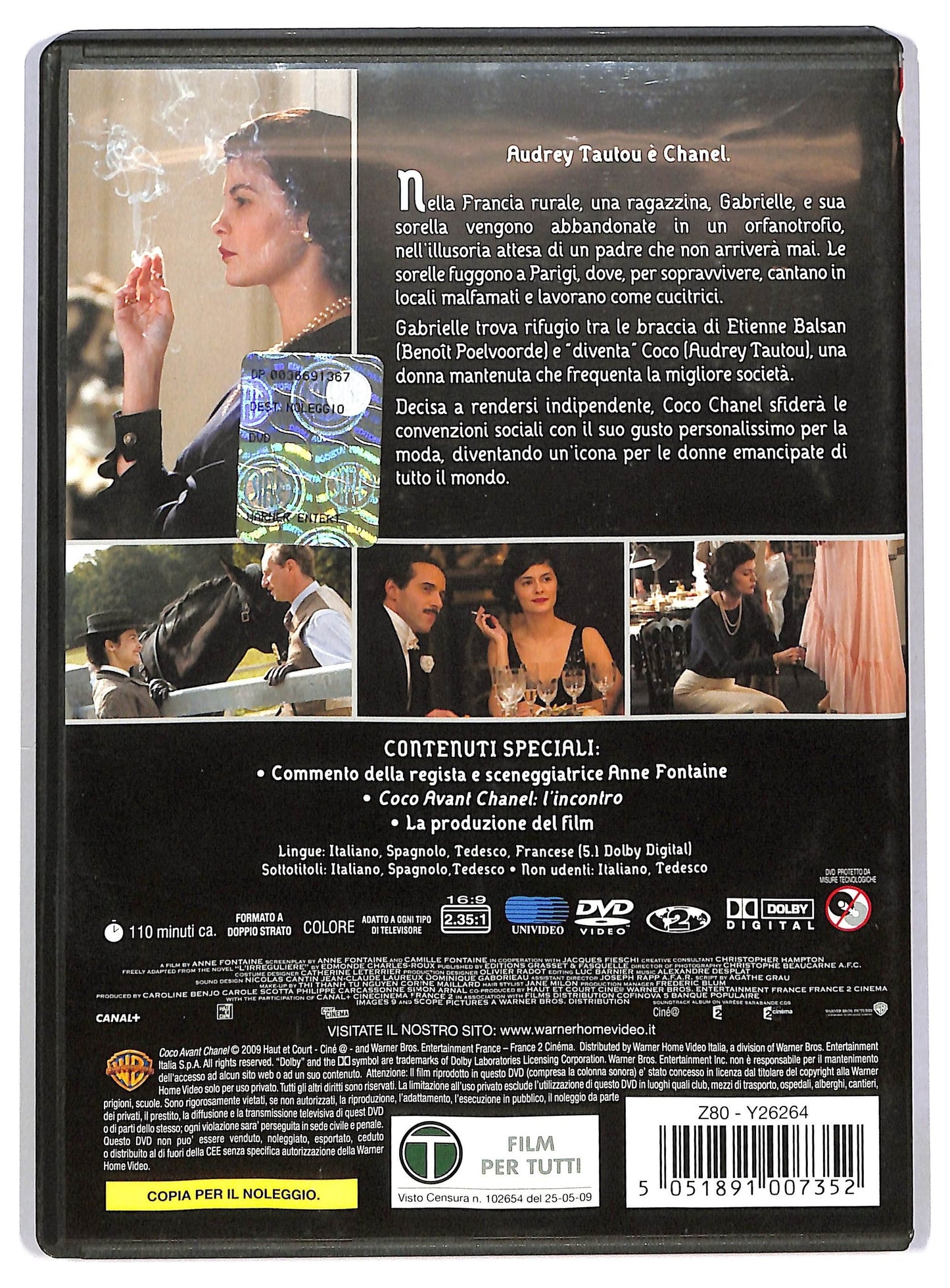 EBOND Coco avant Chanel - L'amore prima del mito DVD NOLEGGIO D784938