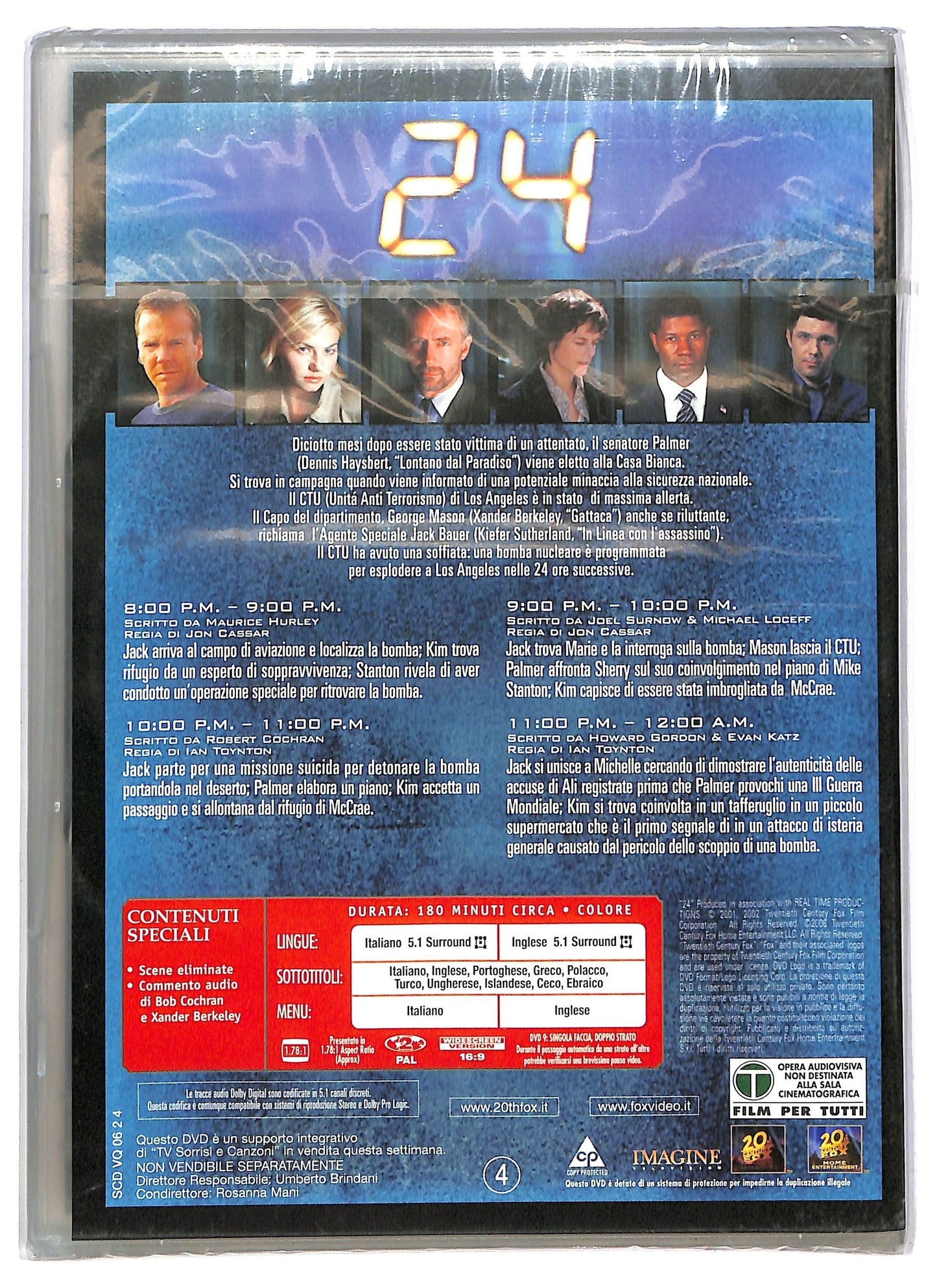 EBOND 24 seconda stagione disco 4 EDITORIALE DVD D785010