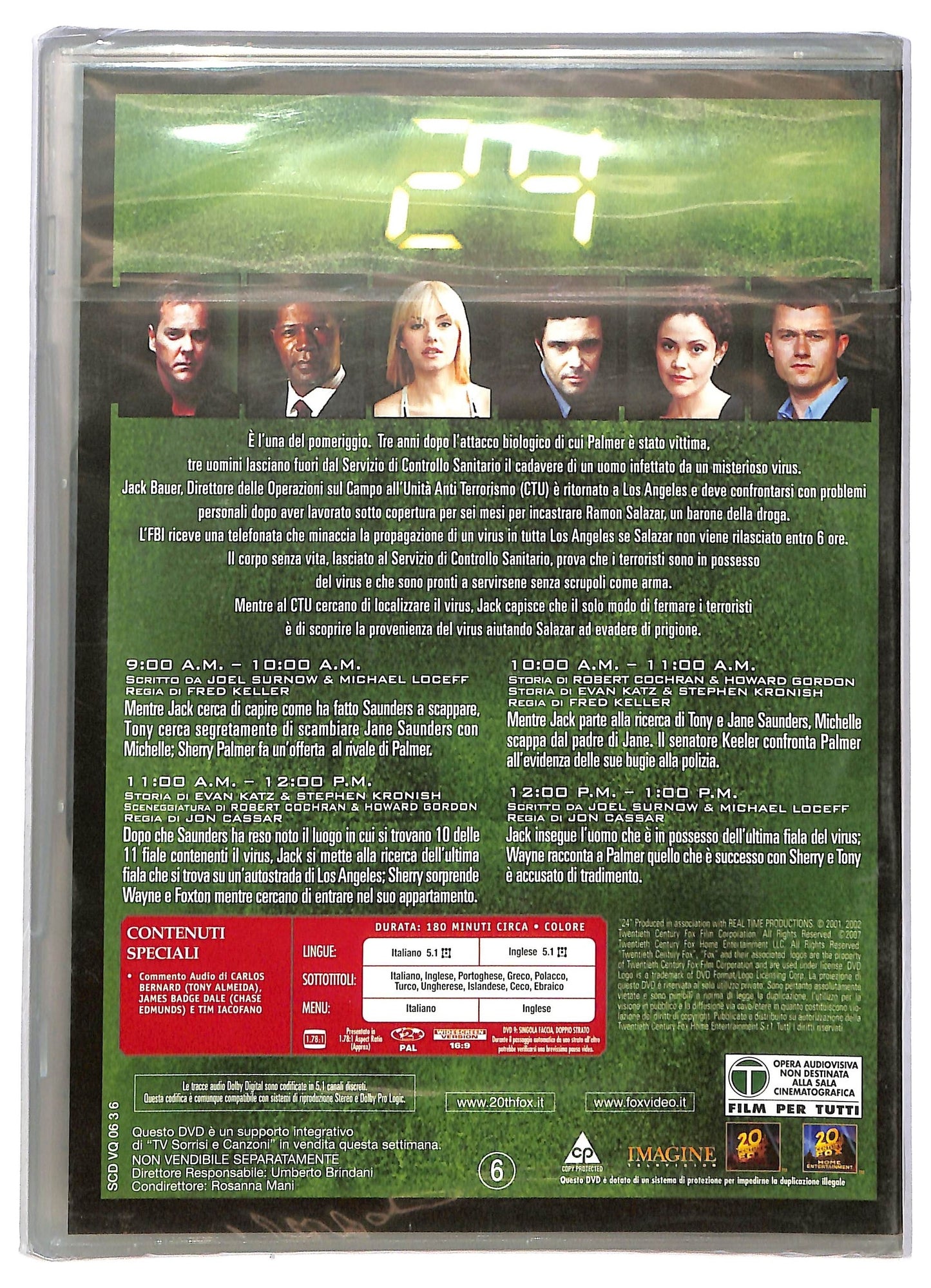 EBOND 24 terza stagione disco 6 EDITORIALE DVD D785012