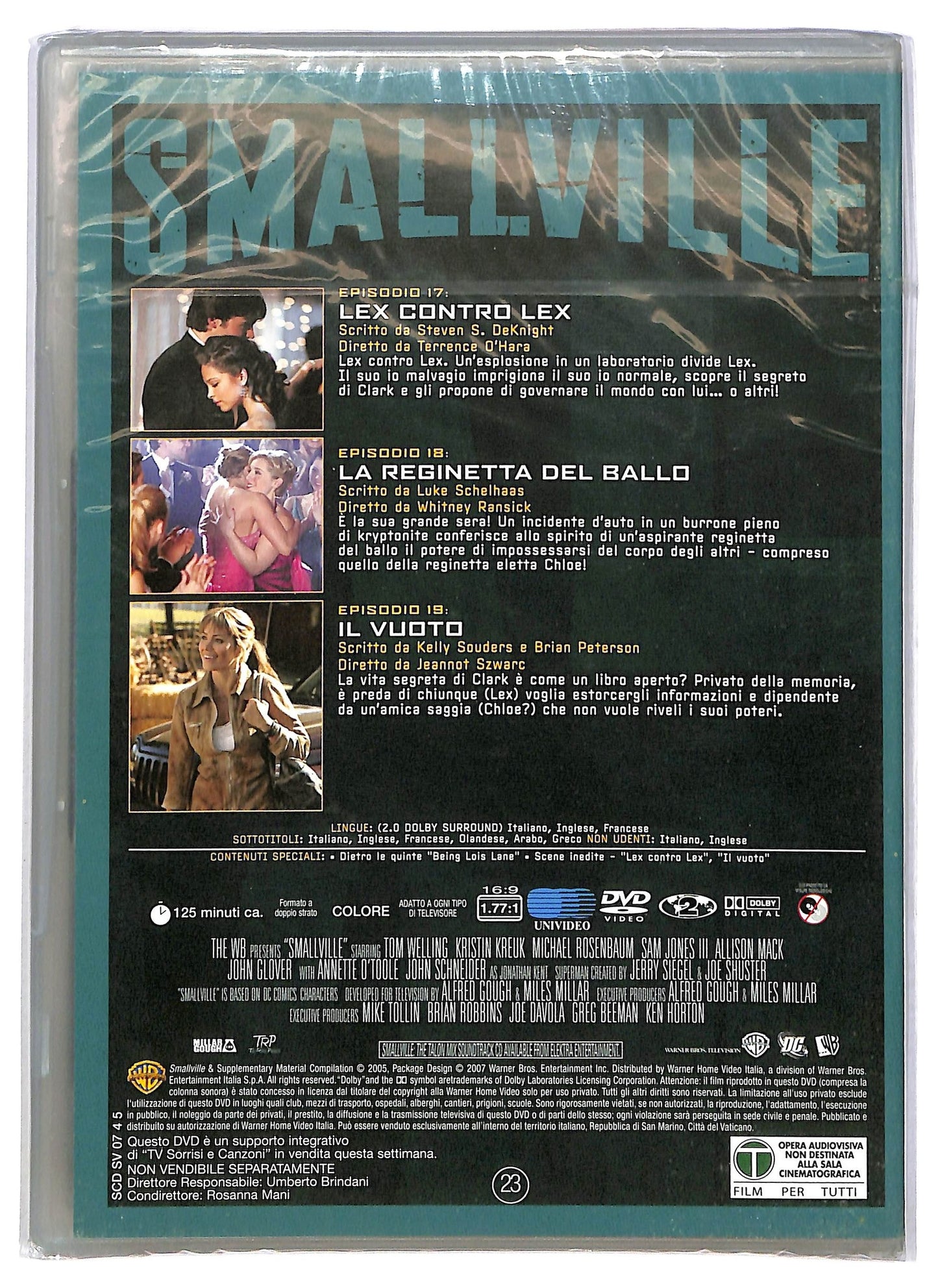 EBOND Smallville Stagione 4 Disco 5 EDITORIALE DVD D785036