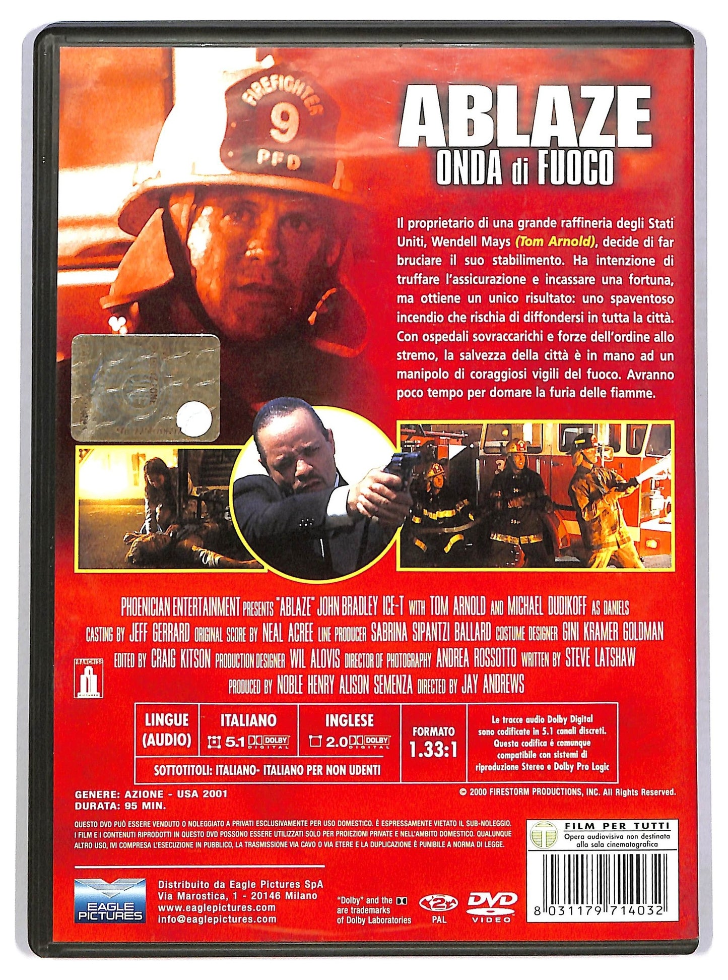 EBOND Ablaze - onda di fuoco DVD NOLEGGIO D785047