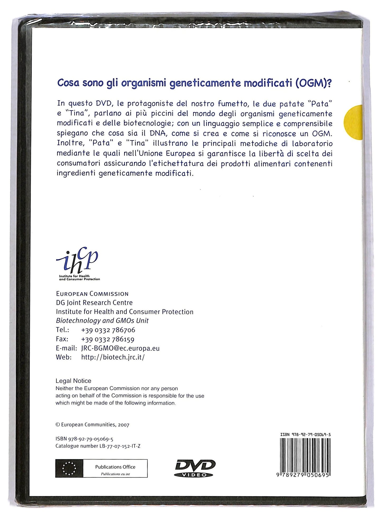EBOND OGM gli organismi geneticamente modificati EDITORIALE DVD D785078