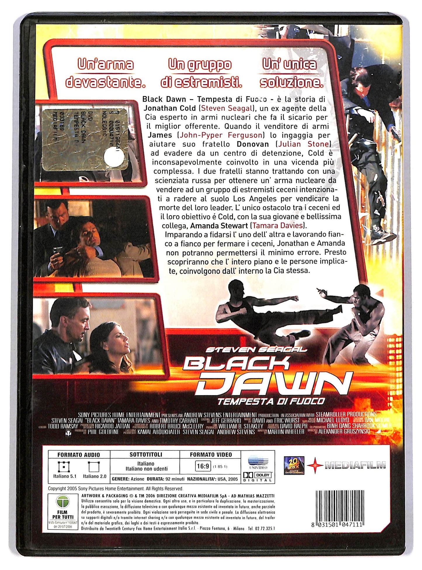 EBOND Black Dawn - Tempesta di fuoco DVD NOLEGGIO D785123