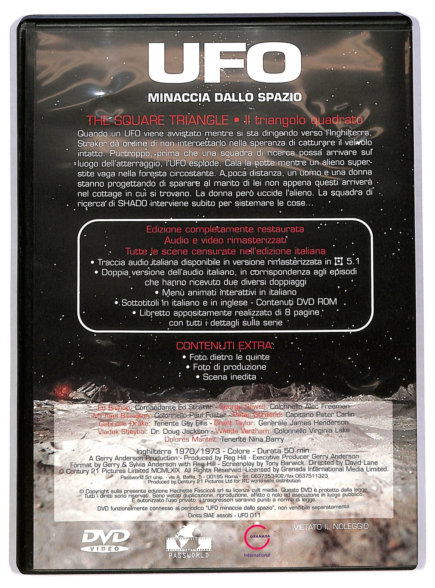 EBOND UFO 11 - The Square Triangle (Hachette) EDITORIALE DVD D785239