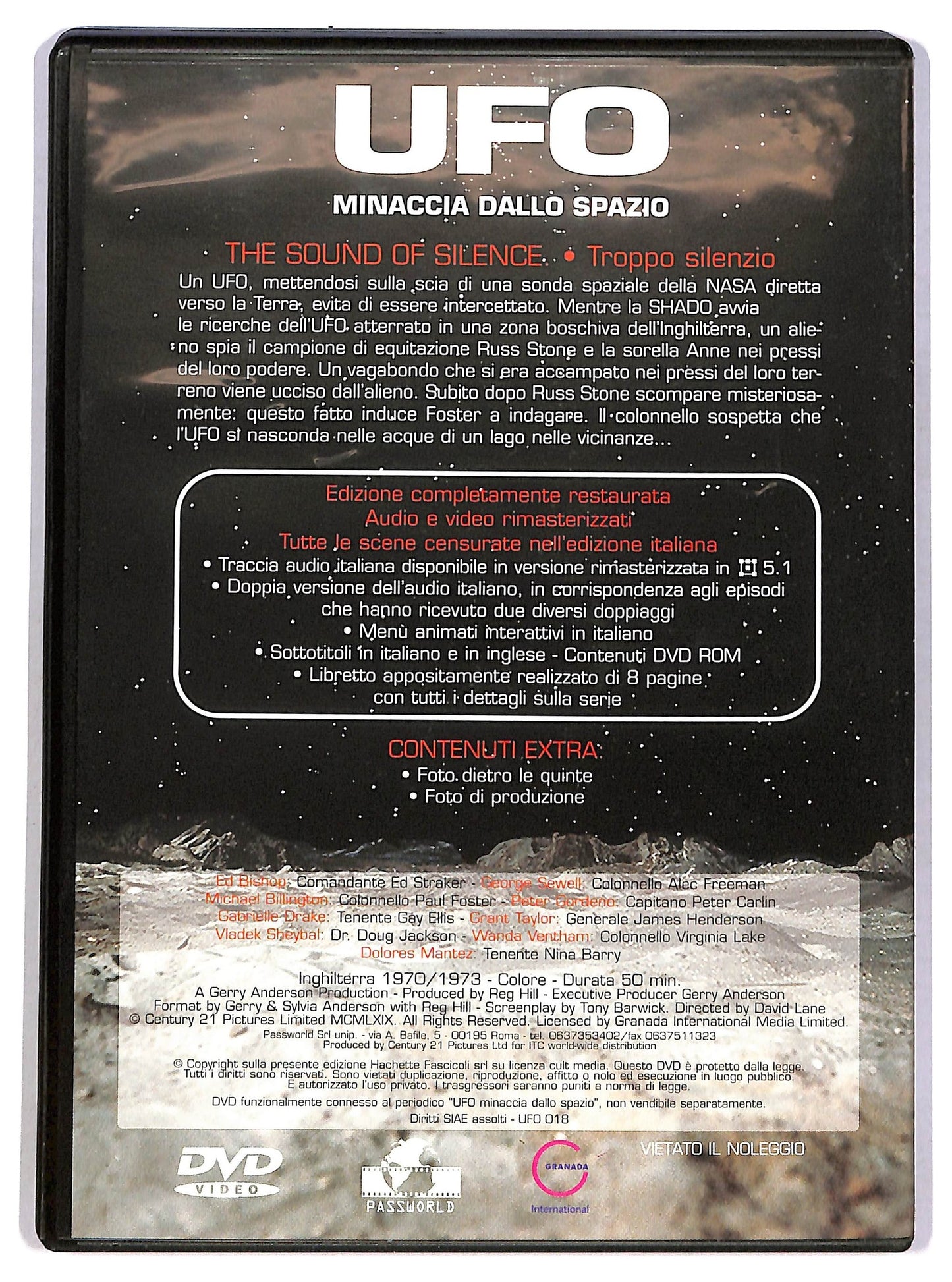 EBOND UFO 18 - The Sound of Silence - Troppo silenzio EDITORIALE DVD D785242