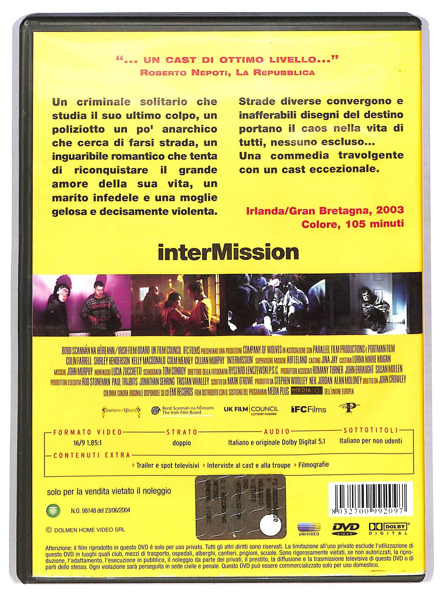 EBOND Intermission  DVD D785445