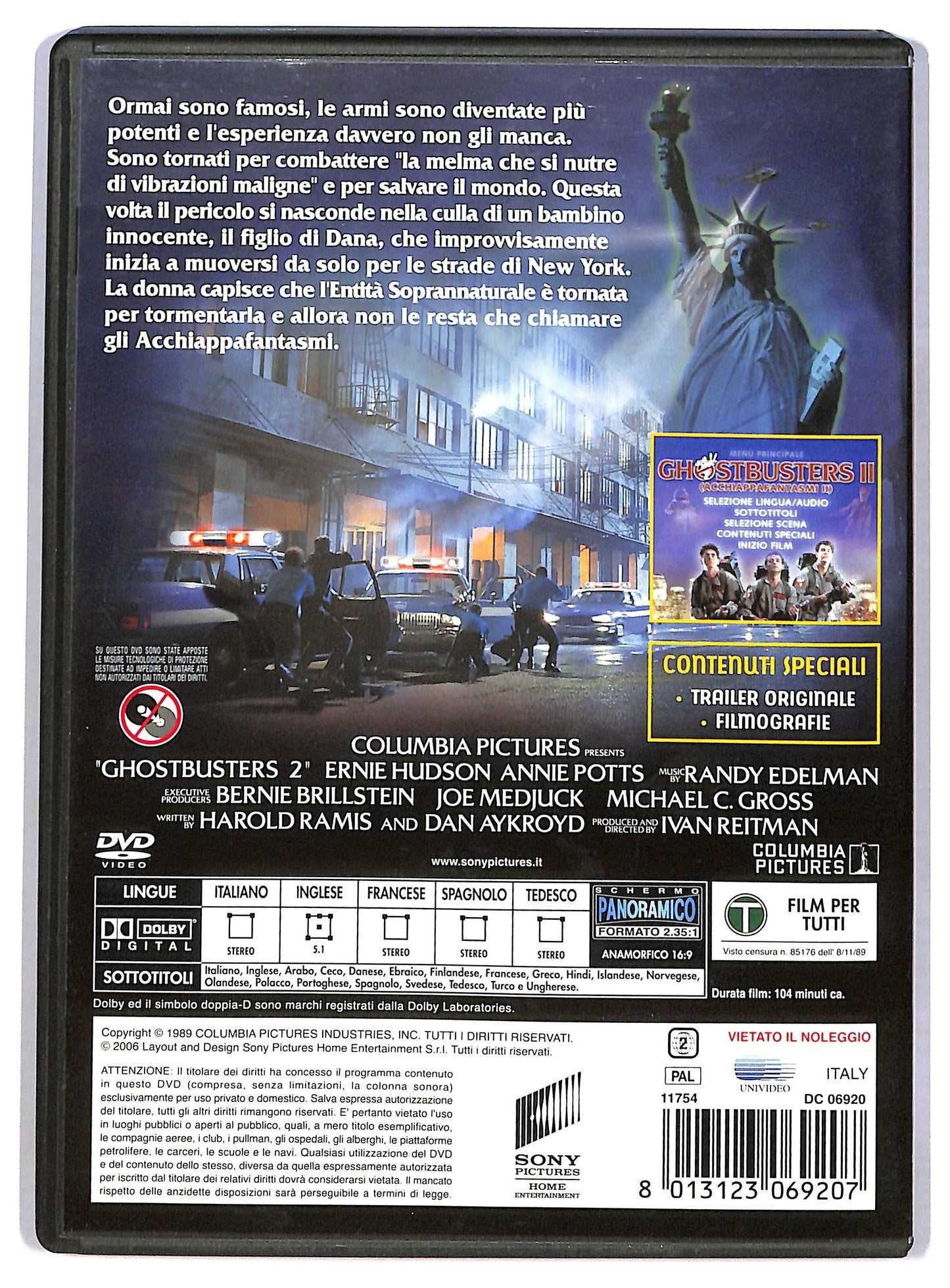 EBOND Ghostbusters II DVD D786012
