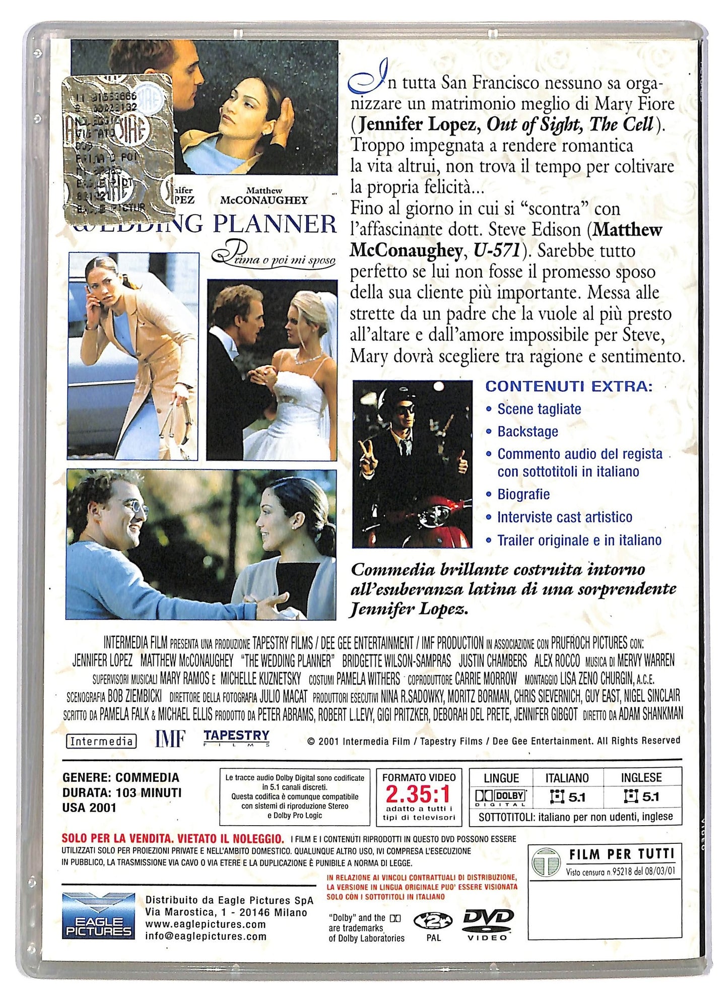 EBOND The Wedding Planner  EDITORIALE DVD D786134