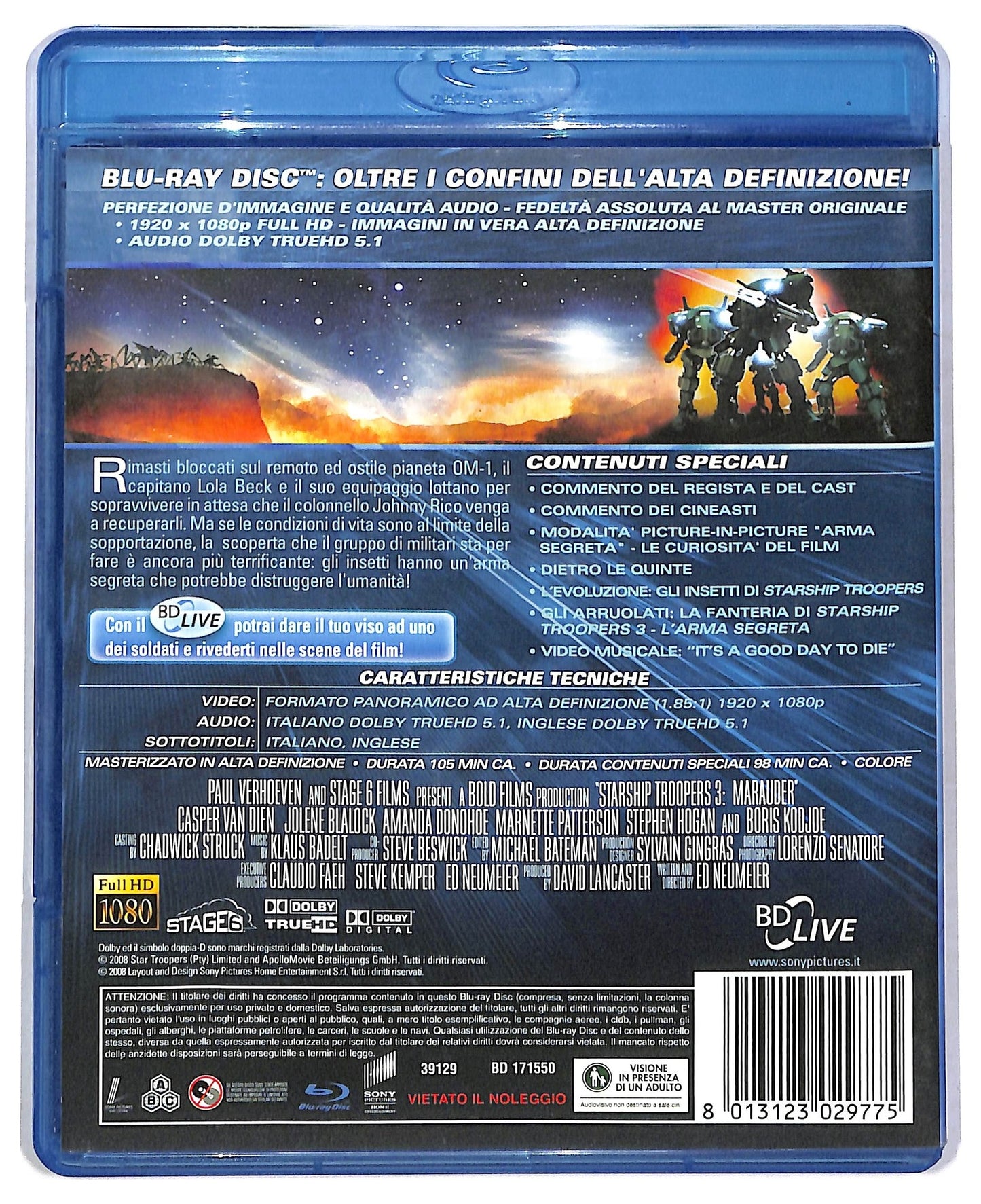EBOND Starship Troopers 3 BLURAY D786266