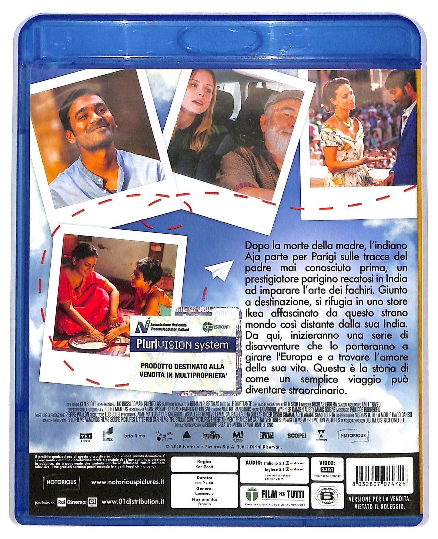 EBOND L' Incredibile Viaggio del Fachiro  BLURAY D786312