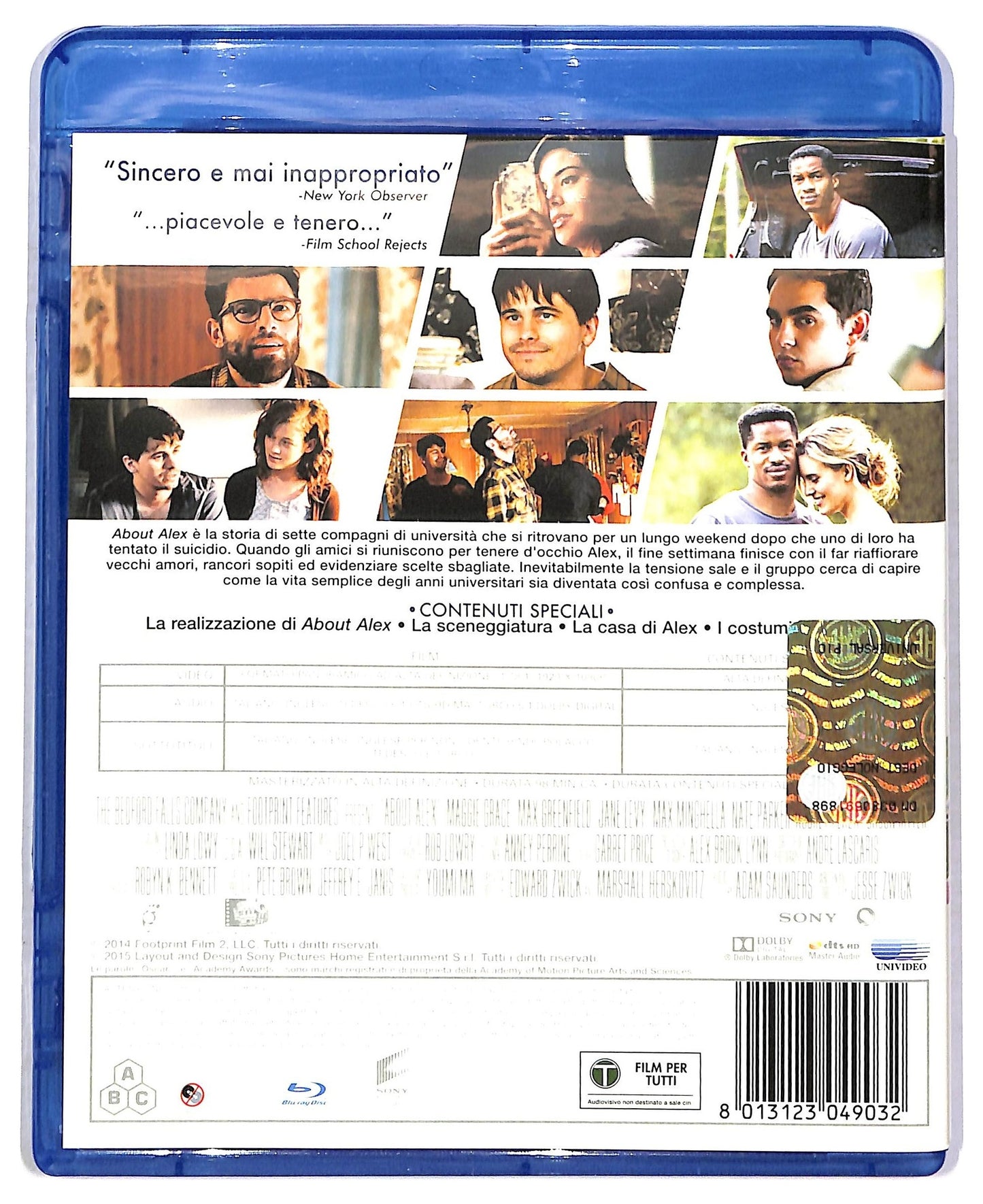 EBOND About Alex Noleggio BLURAY D786318