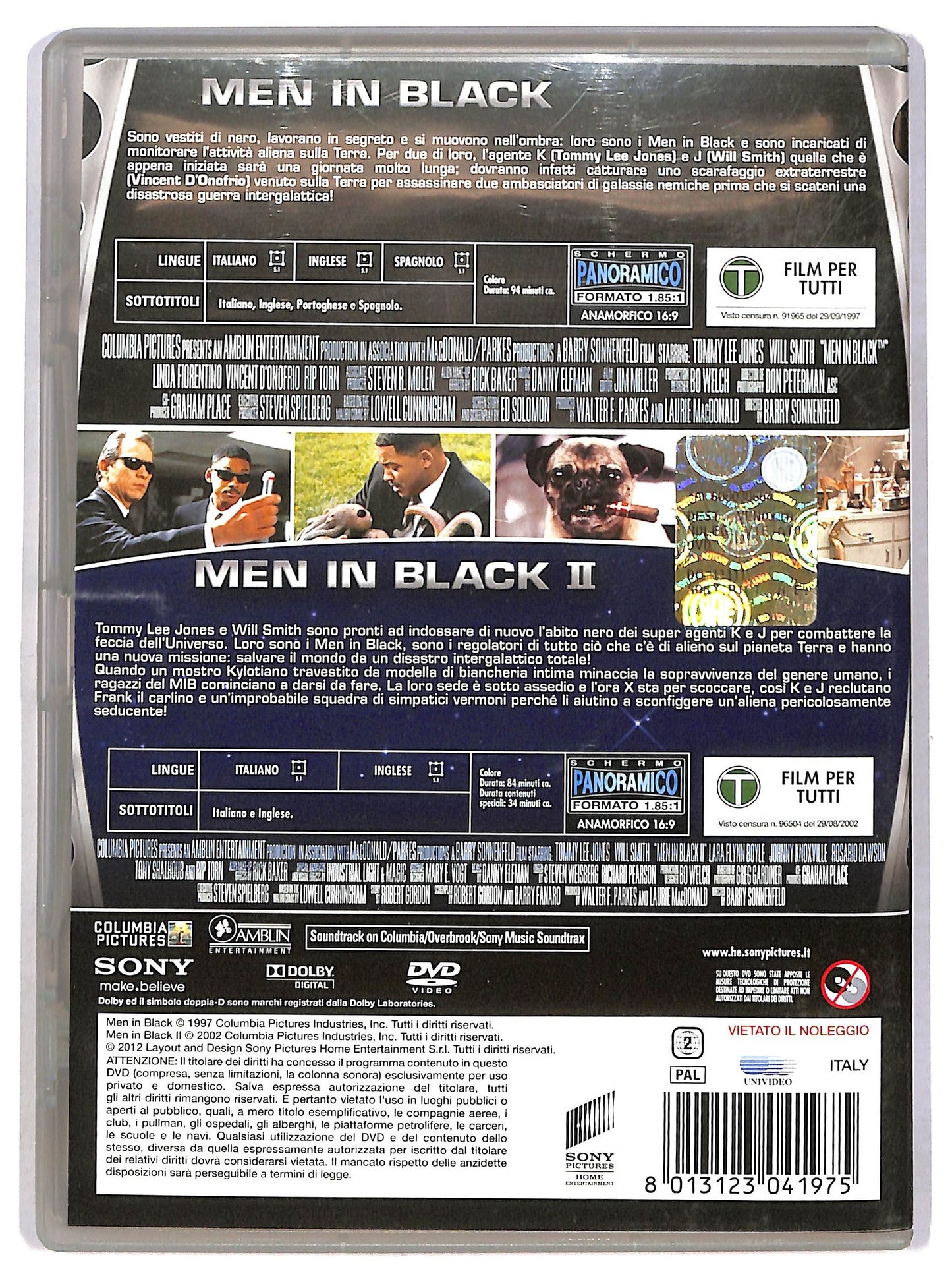 EBOND Men in black + men in black 2 DVD D786522