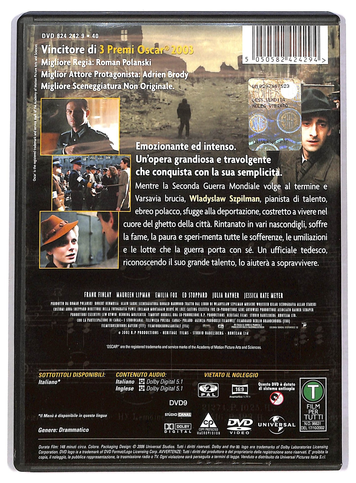 EBOND Il Pianista  DVD D786558