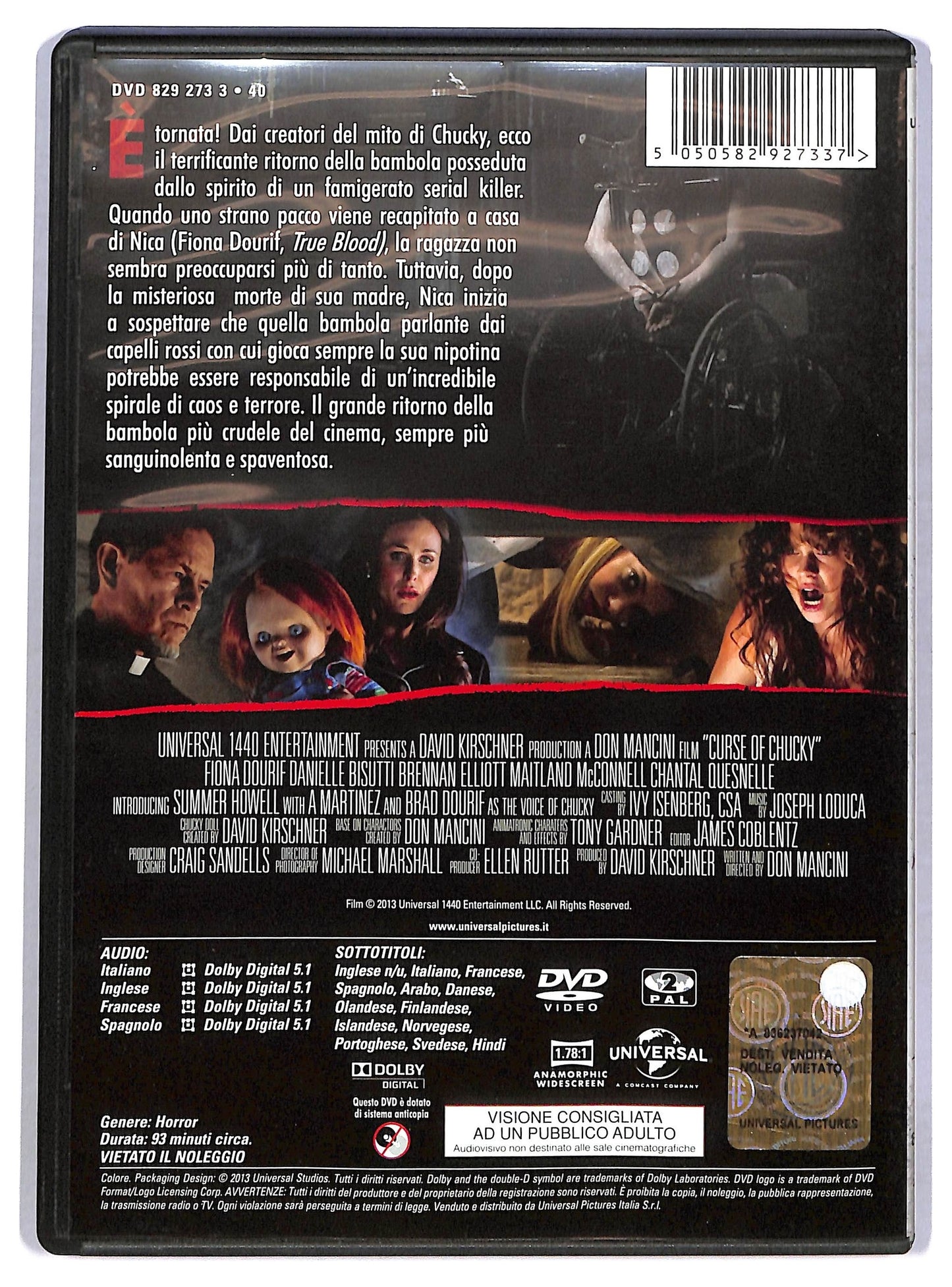 EBOND Maledizione Di Chucky DVD D786612