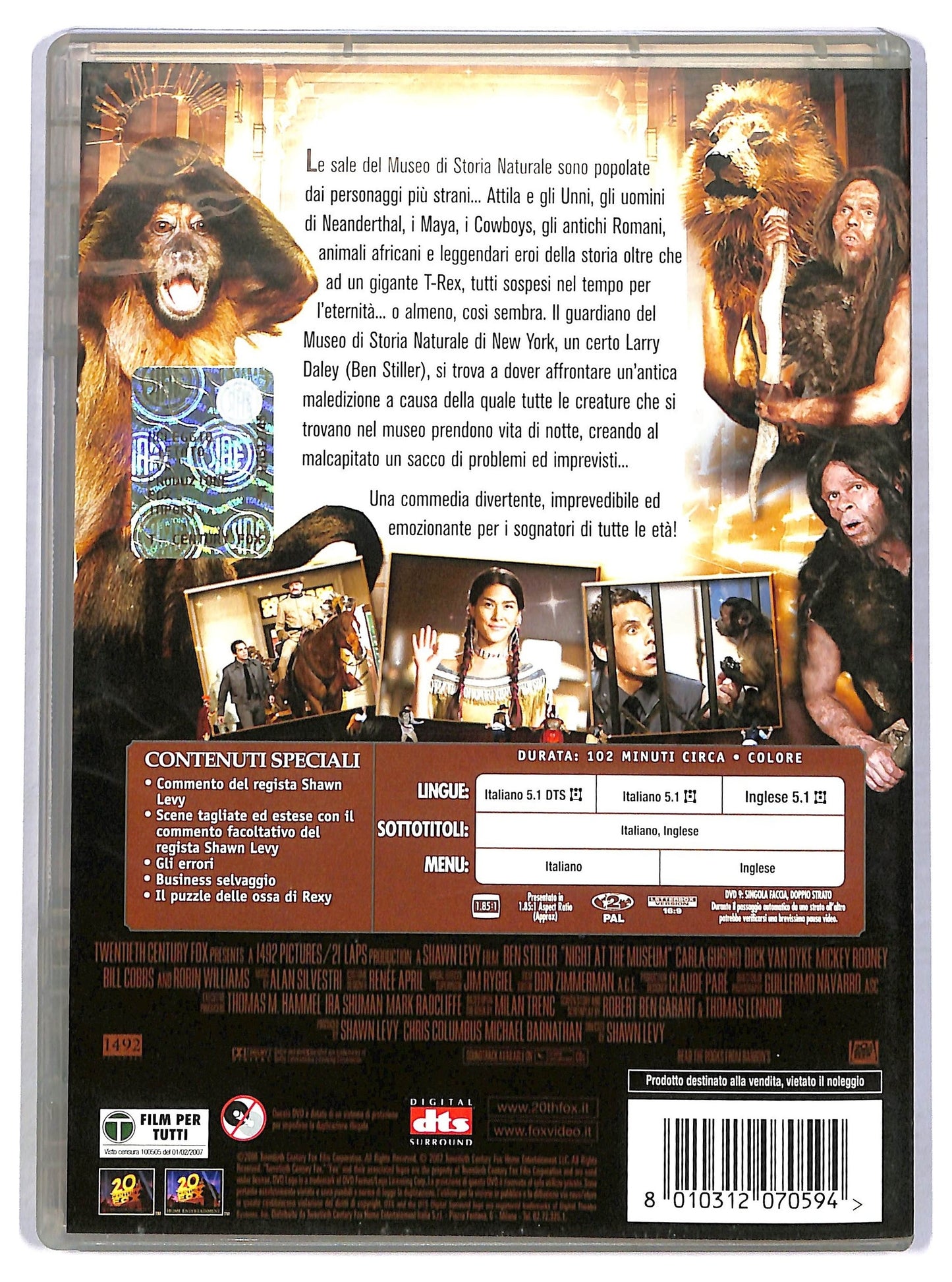 EBOND Una Notte Al Museo Con Ben Stiller DVD D786616