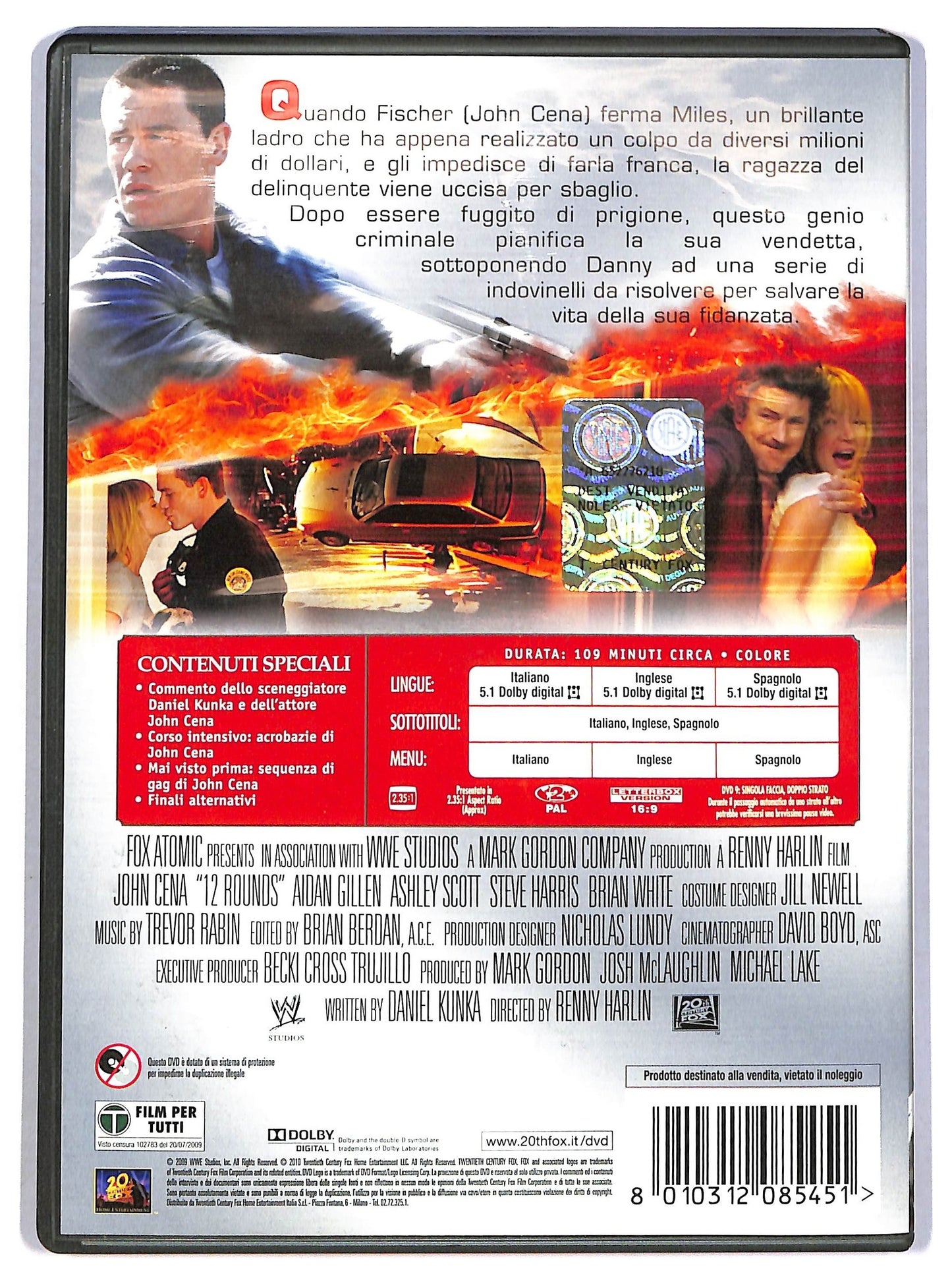 EBOND John Cena - 12 Round Unrated  DVD D786617