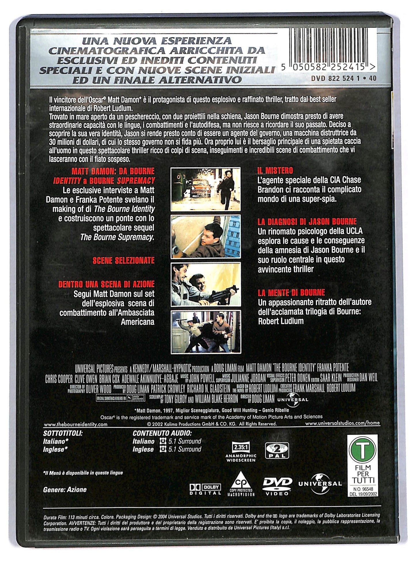 EBOND The Bourne Identity SPECIAL EDITION DVD D786623