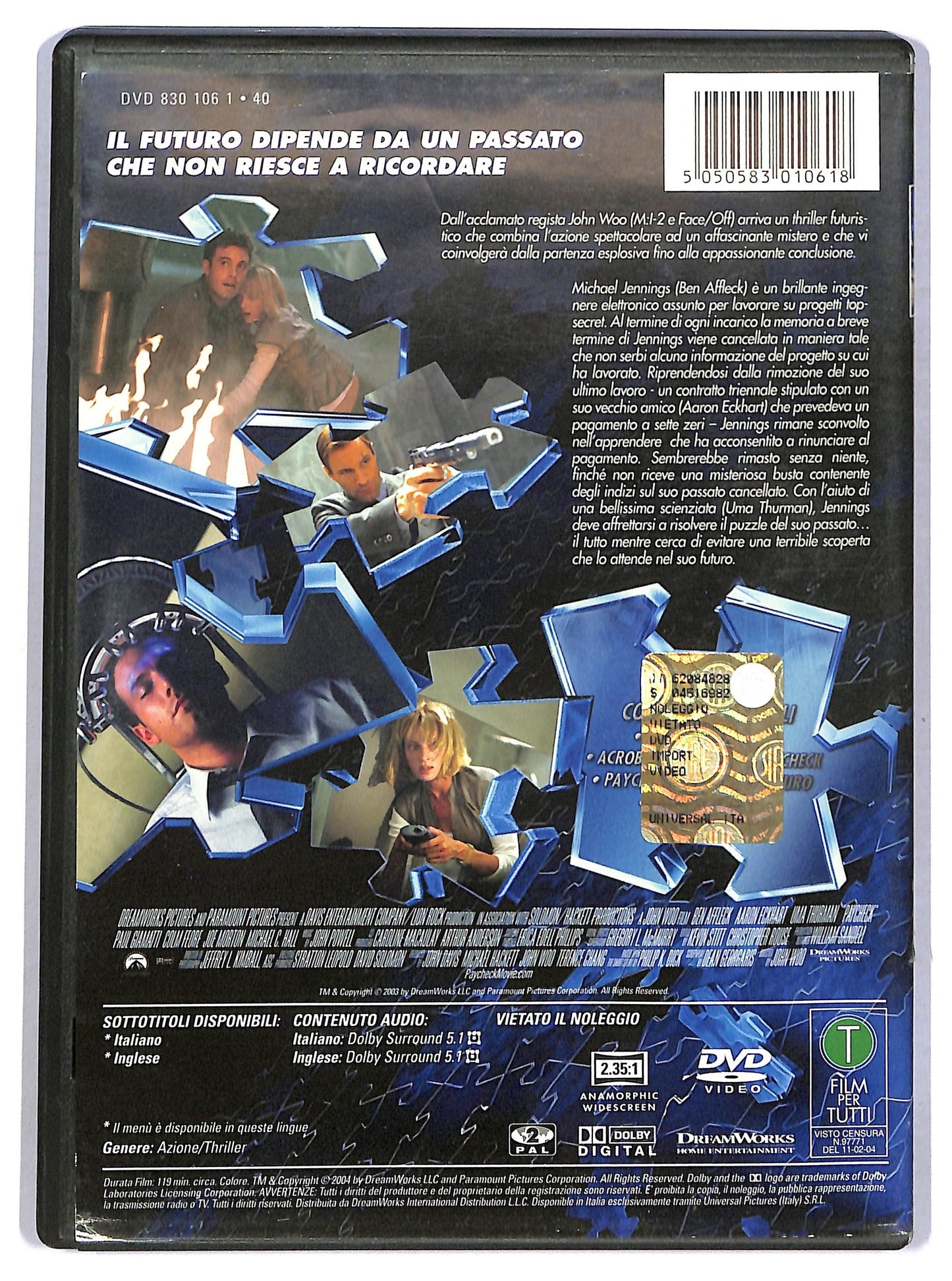 EBOND Paycheck DVD D786631