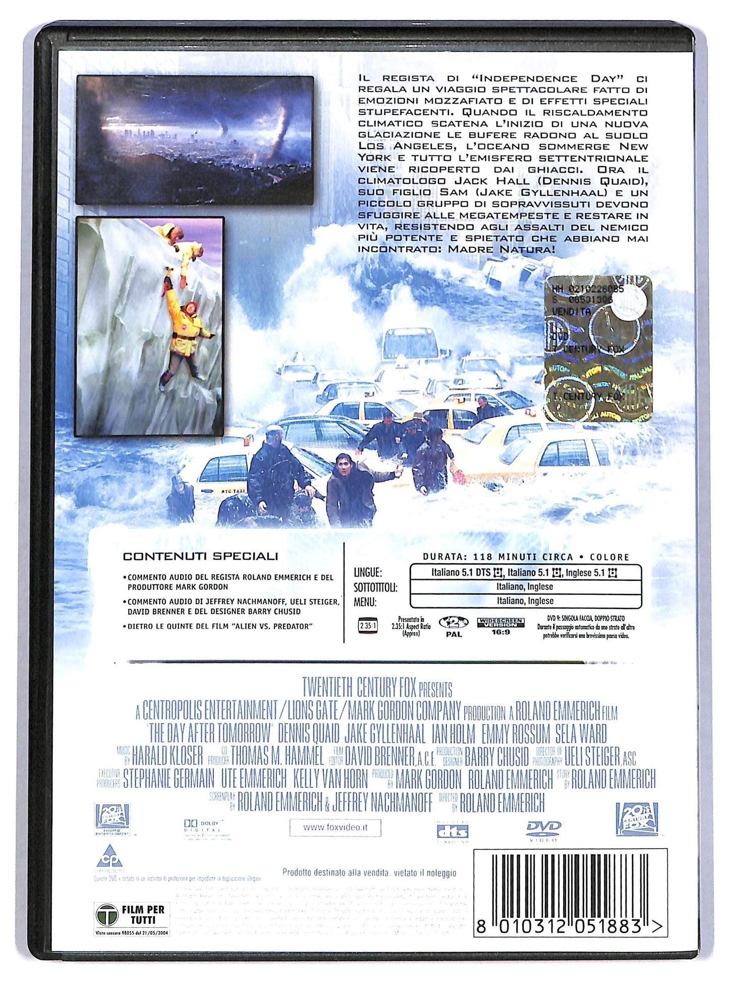EBOND The Day After Tomorrow - L'alba del giorno dopo DVD D786652