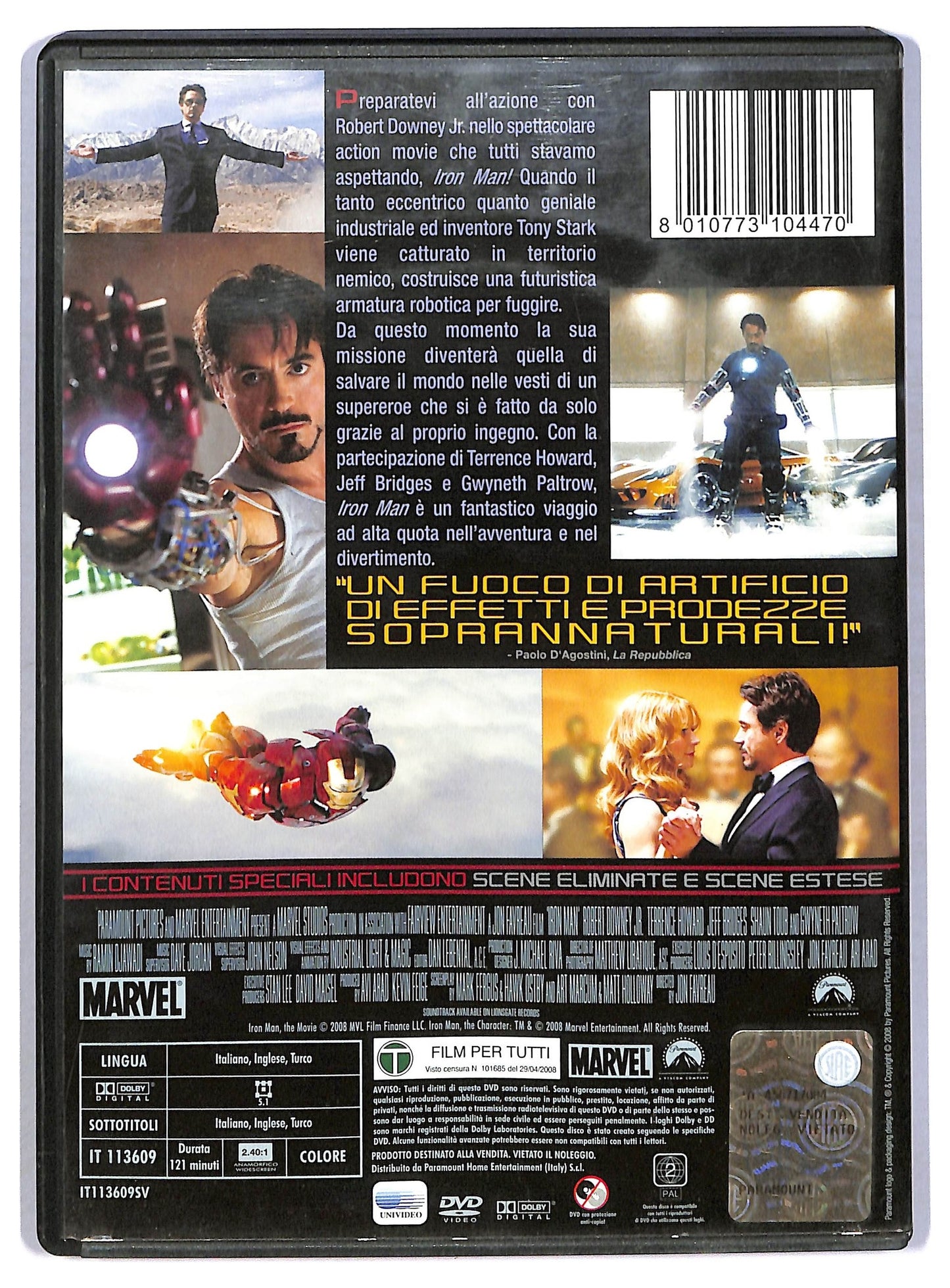 EBOND Iron Man DVD D786735