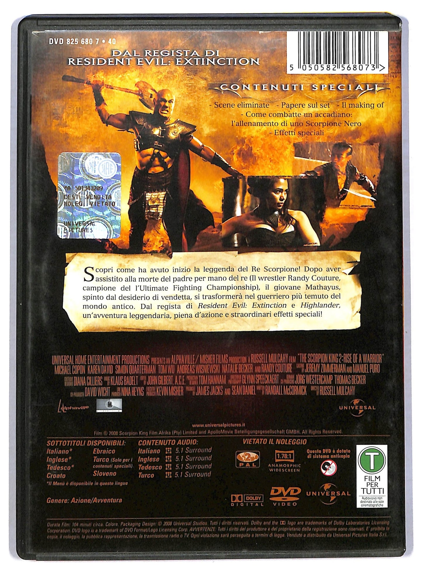 EBOND Il Re Scorpione 2 - Il destino di un guerriero DVD D786761