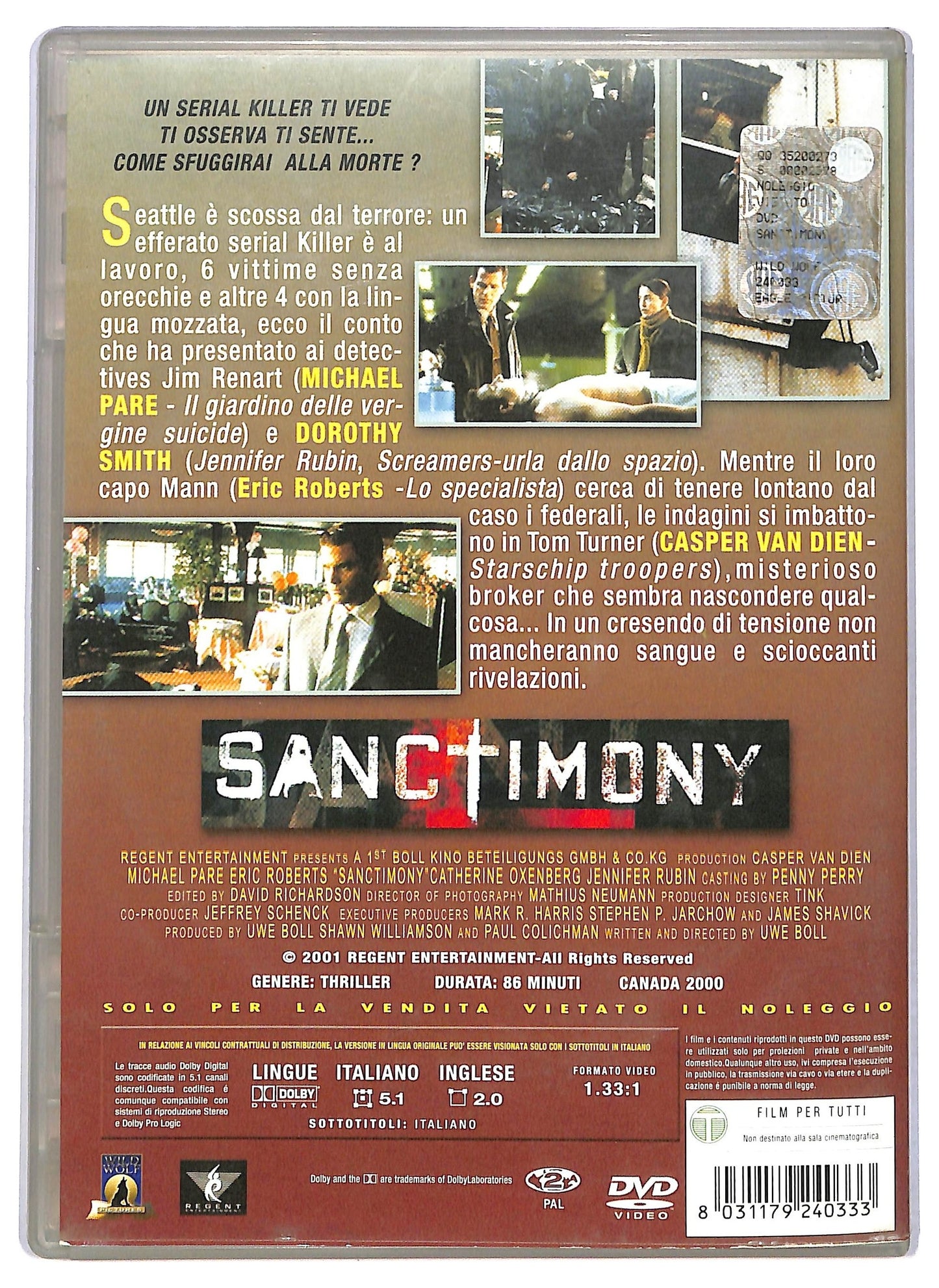 EBOND Sanctimony Slimcase  DVD D786815