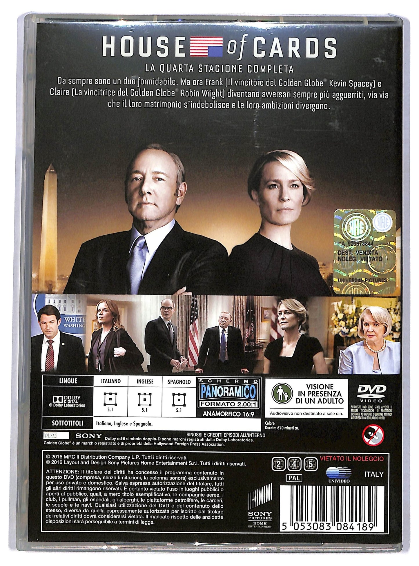 EBOND House Of Cards , Stagione 4 DVD D786901