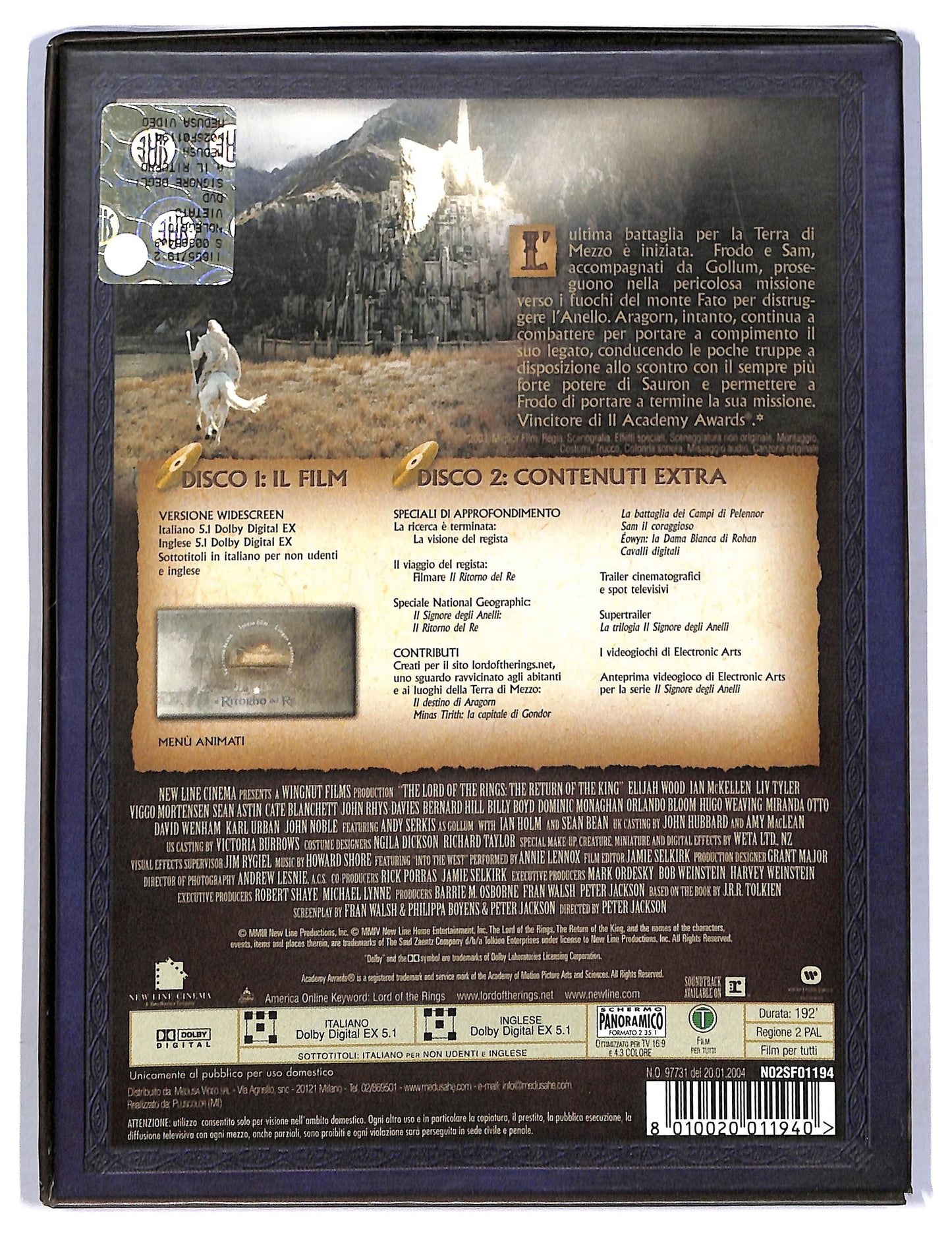 EBOND Il Signore degli Anelli -  Il Ritorno del Re  DVD D786911