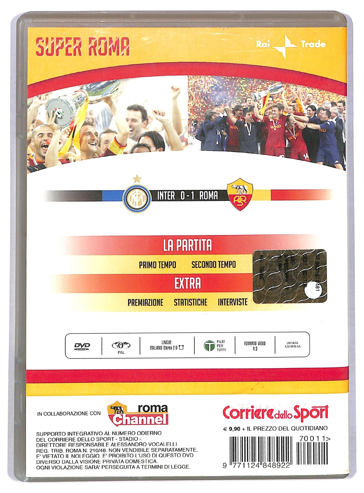 EBOND Super Roma inter 0 - 1 roma EDITORIALE DVD D786927