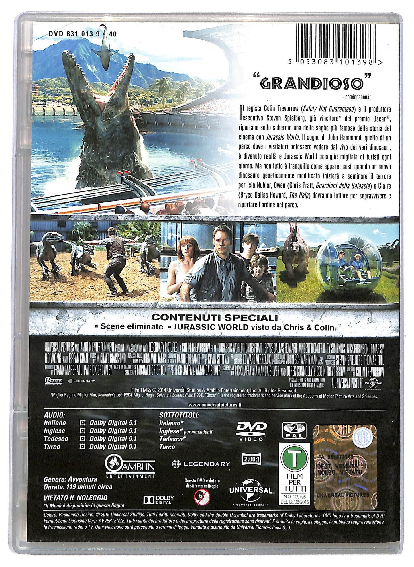 EBOND Jurassic World DVD D786944