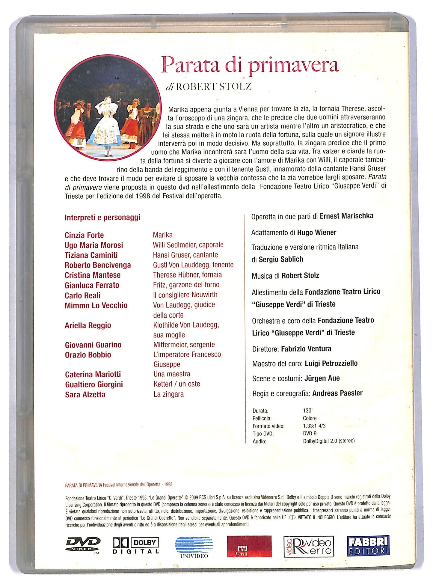 EBOND Parata di primavera - Le Grandi Operette EDITORIALE DVD D787004