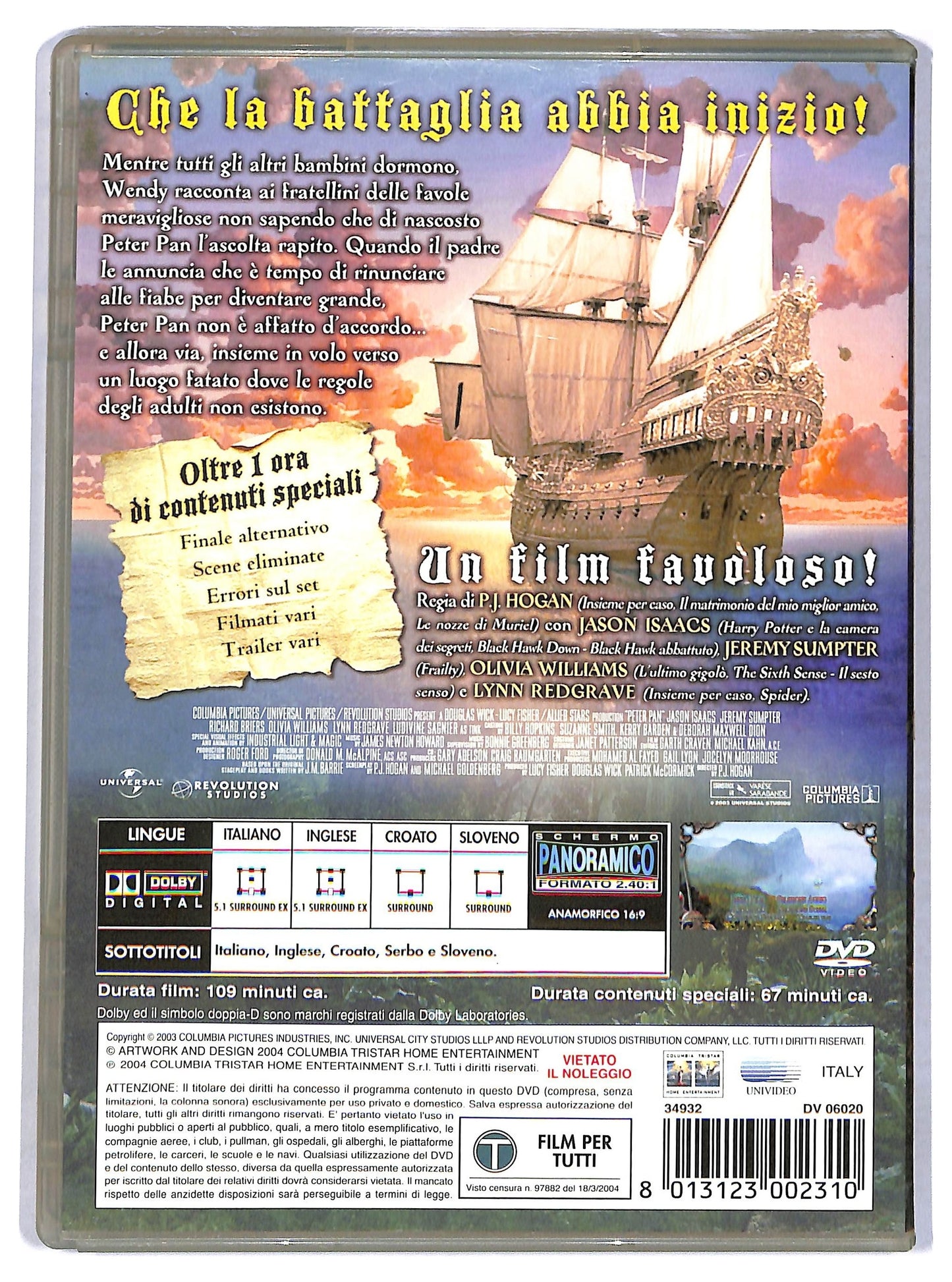 EBOND peter pan DVD D787048