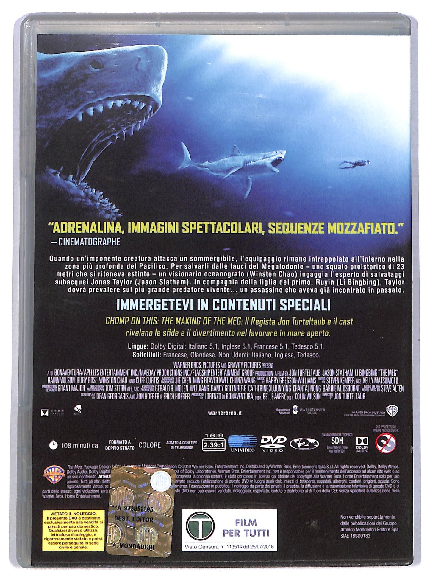 EBOND Shark - Il primo squalo DVD EDITORIALE D787054